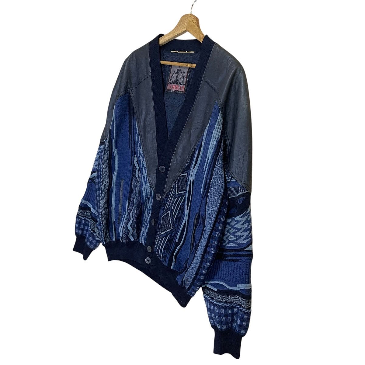 Japanese Brand Vintage 90’s Torras Made In Spain Knit Cardigan Size US XL / EU 56 / 4 - 3 Thumbnail