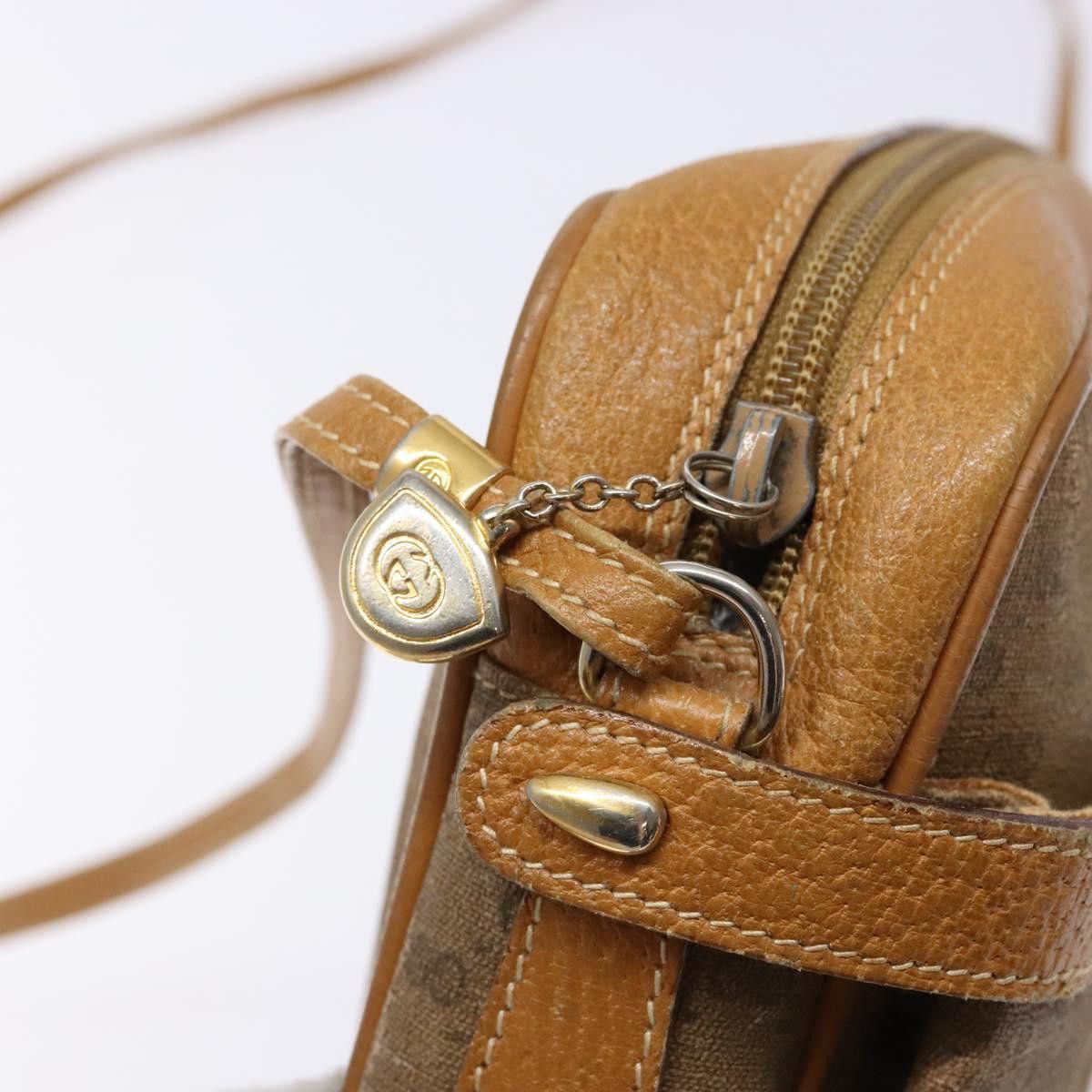 Gucci GUCCI Micro GG Supreme Shoulder Bag Pvc Beige Gold 007 904 Size ONE SIZE - 16 Thumbnail