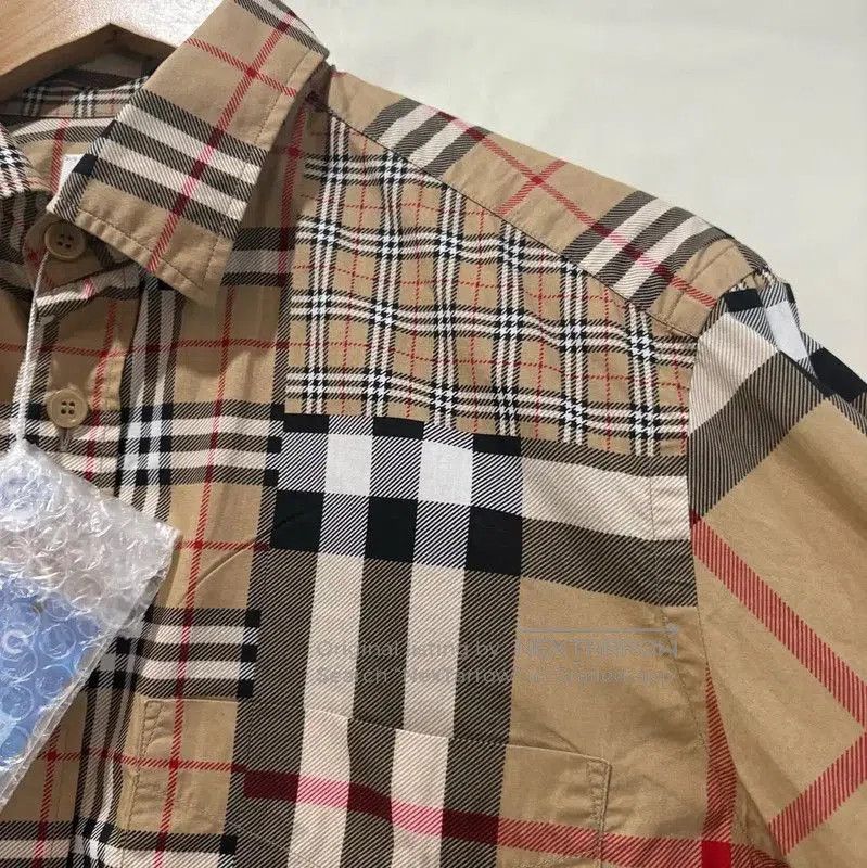Burberry Burberry Patchwork Check Long Sleeve Shirt. Size US S / EU 44-46 / 1 - 6 Thumbnail