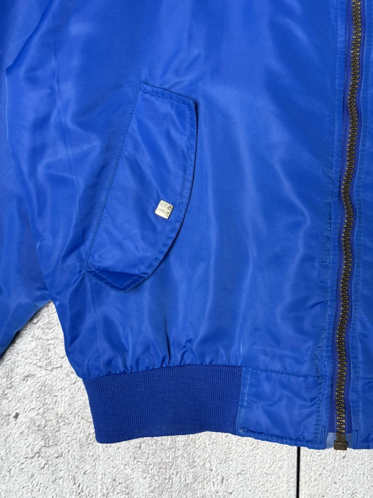 Starter Vintage London Monarchs Wolrd League NFL Bomber Jacket Size US L / EU 52-54 / 3 - 17 Thumbnail