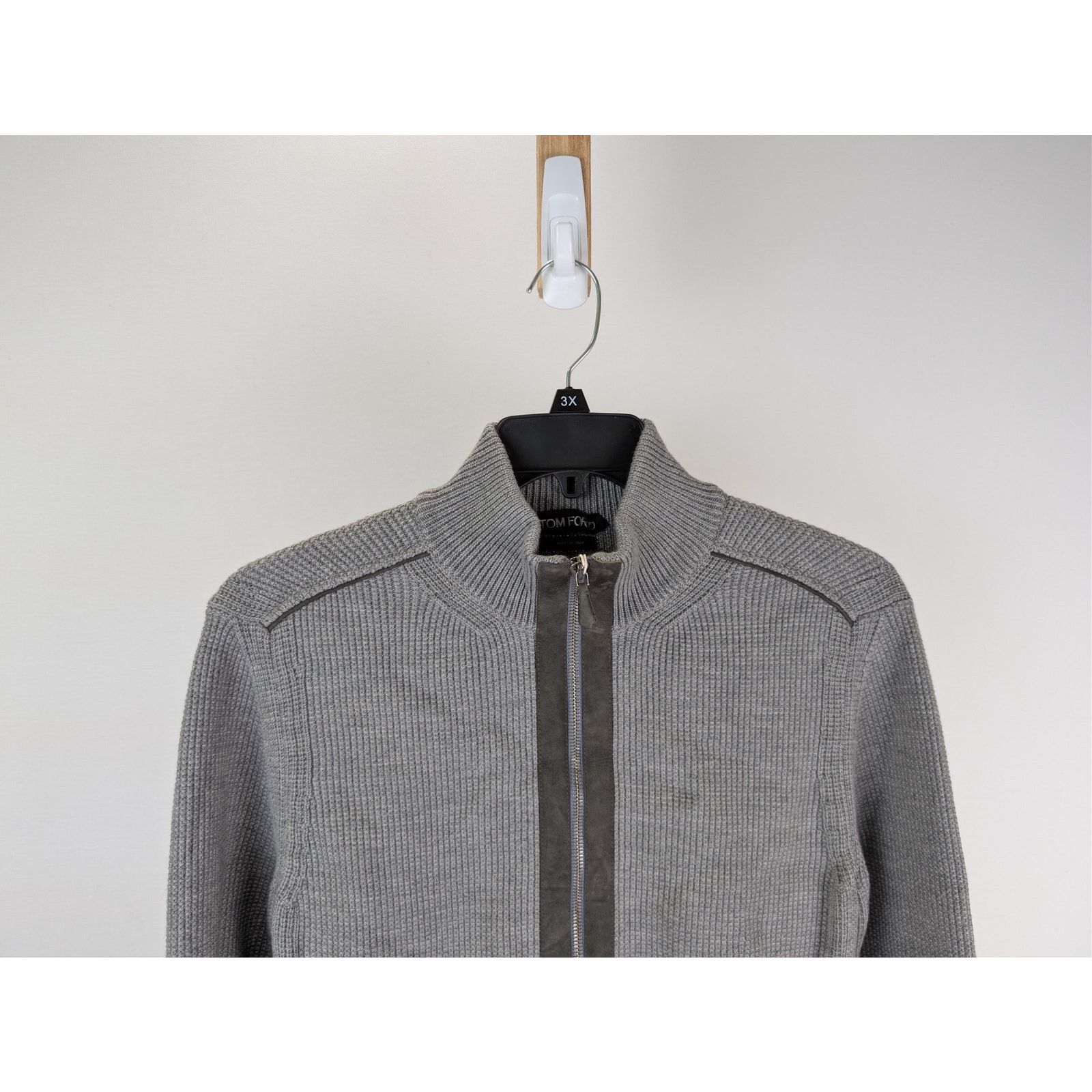 Tom Ford o1rshd1 CC20 Zipper Sweatshirt in Grey Size US M / EU 48-50 / 2 - 3 Thumbnail