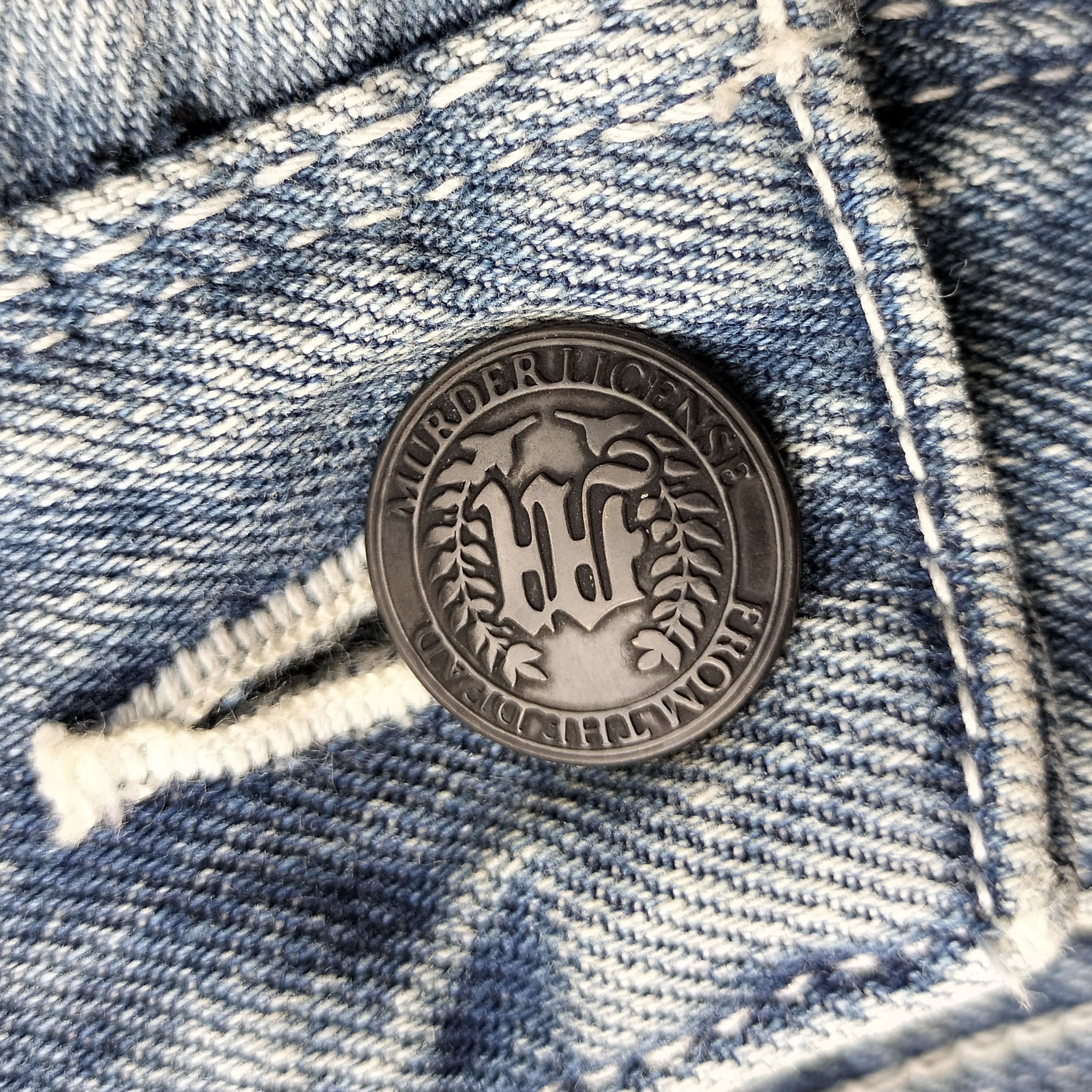 Vanquish Vanquish x Murder License distressed flare denim Size US 33 - 8 Thumbnail