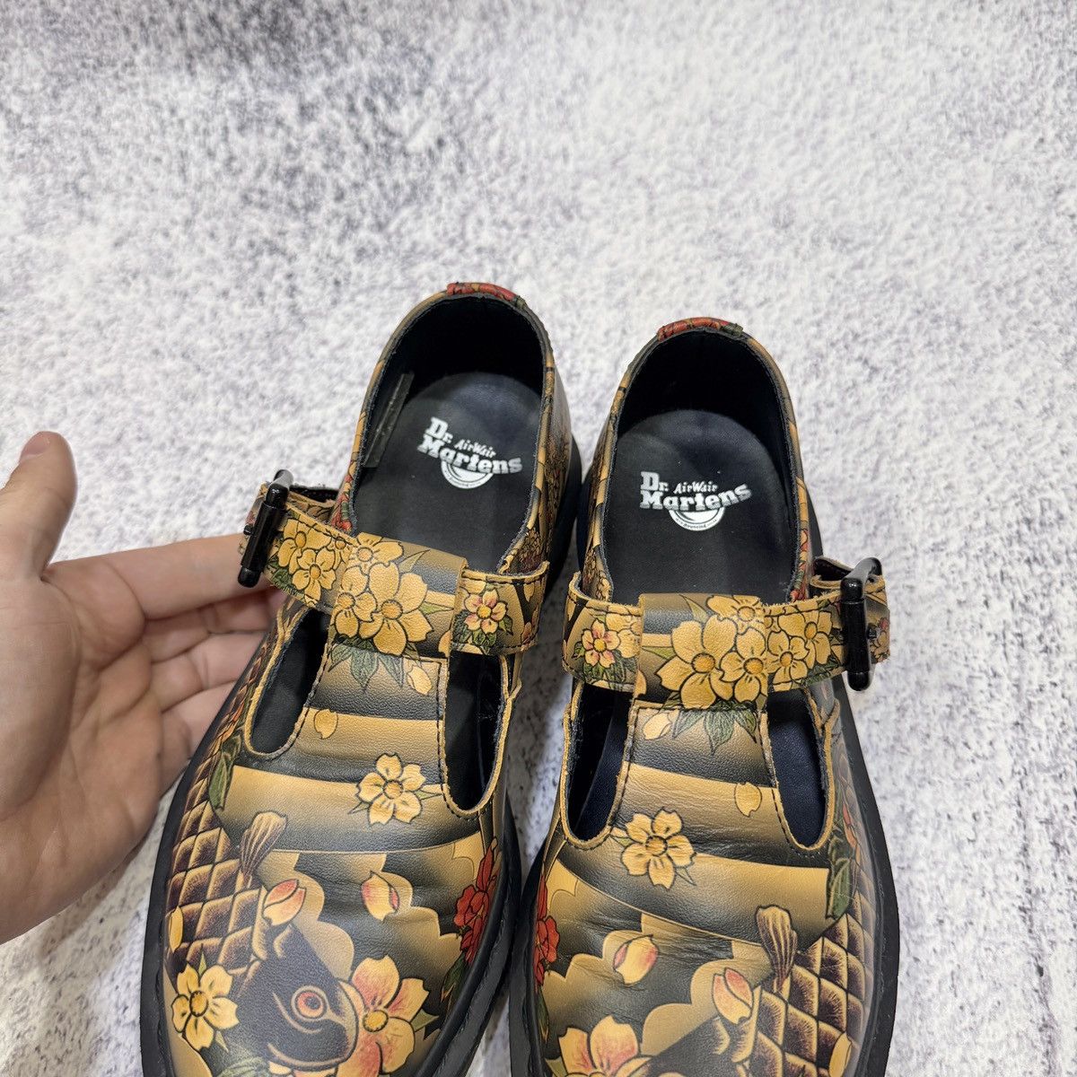 Dr. Martens Dr. Martens Polley Mary Jane Japanese Tatoo UK3 EU36 Size US 6 / IT 36 - 6 Thumbnail