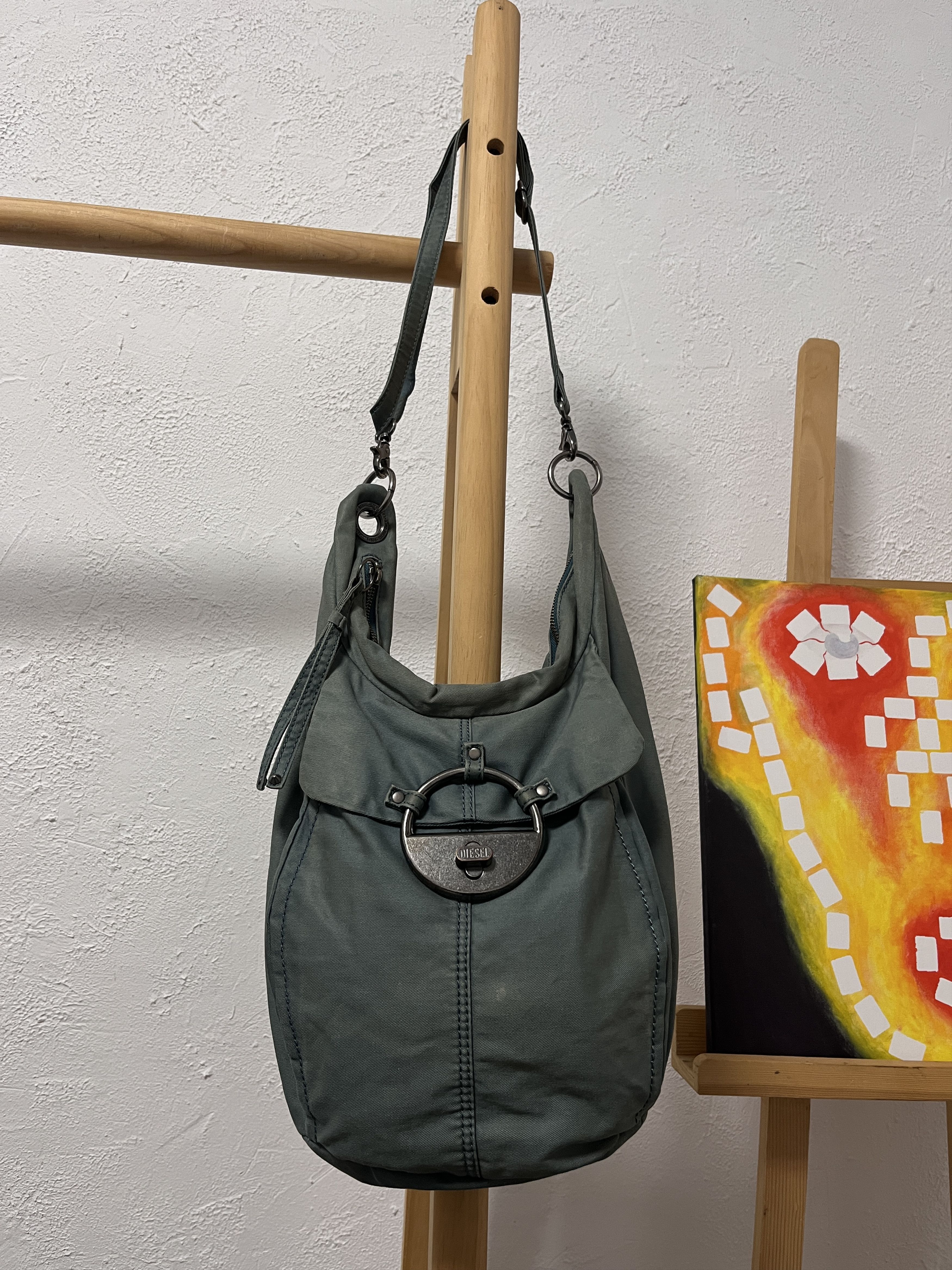 Diesel 2000s DIESEL 2-SIDED BONDAGE RARE VINTAGE BAG - № 6046 Size ONE SIZE - 2 Thumbnail