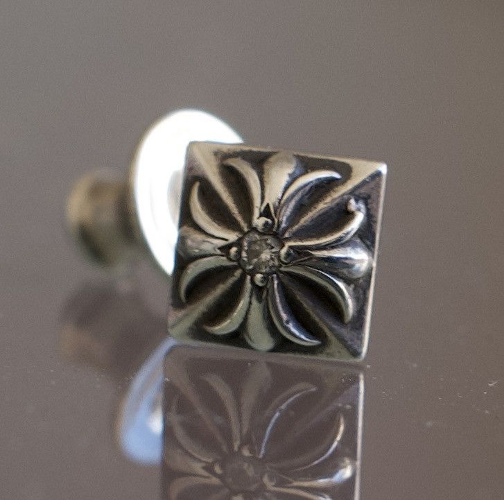 Chrome Hearts Chrome Hearts Diamond Pyramid Stud earring Size ONE SIZE - 2 Thumbnail