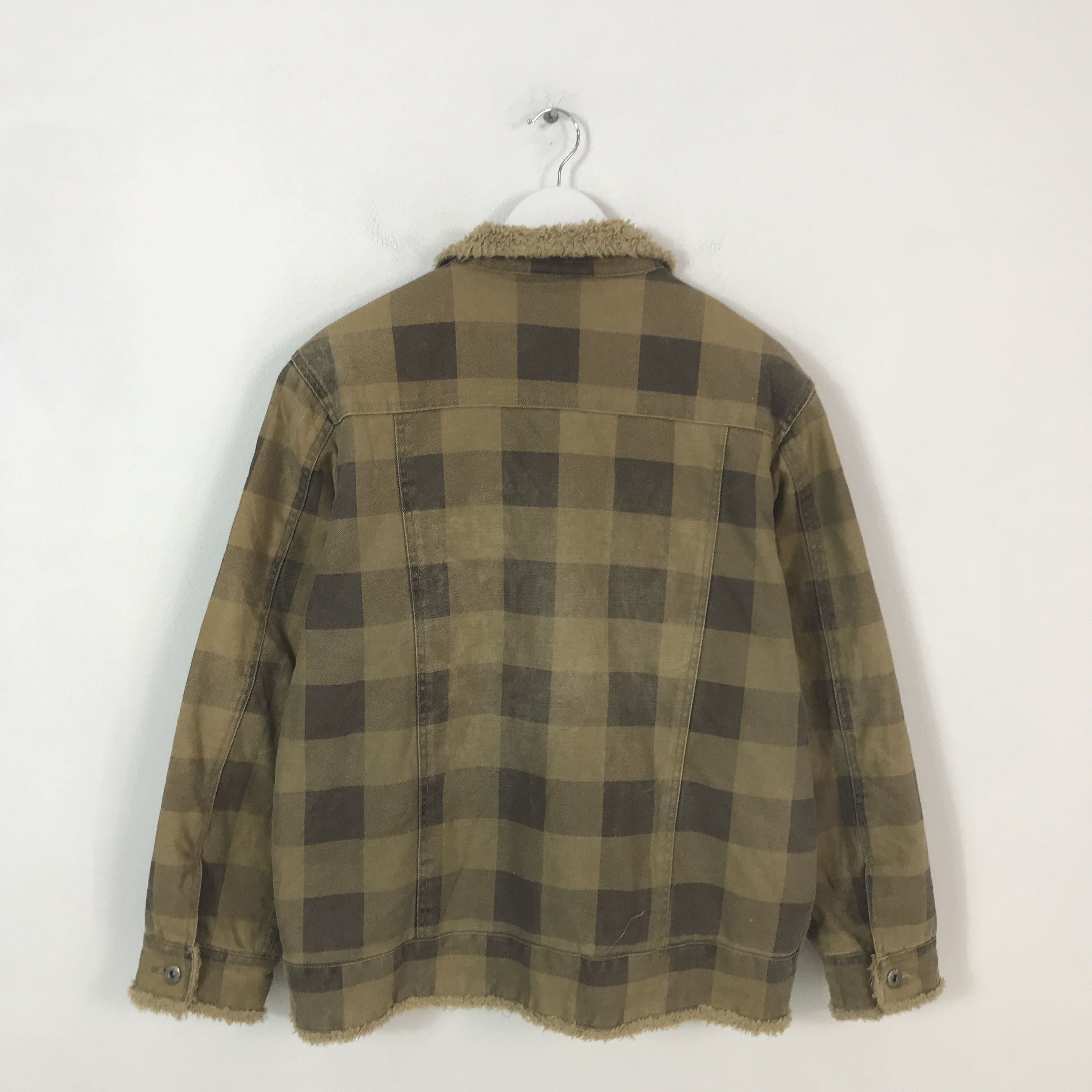 Japanese Brand vintage sky walk ranch Tartan design Button jacket K61B7 Size US M / EU 48-50 / 2 - 3 Thumbnail