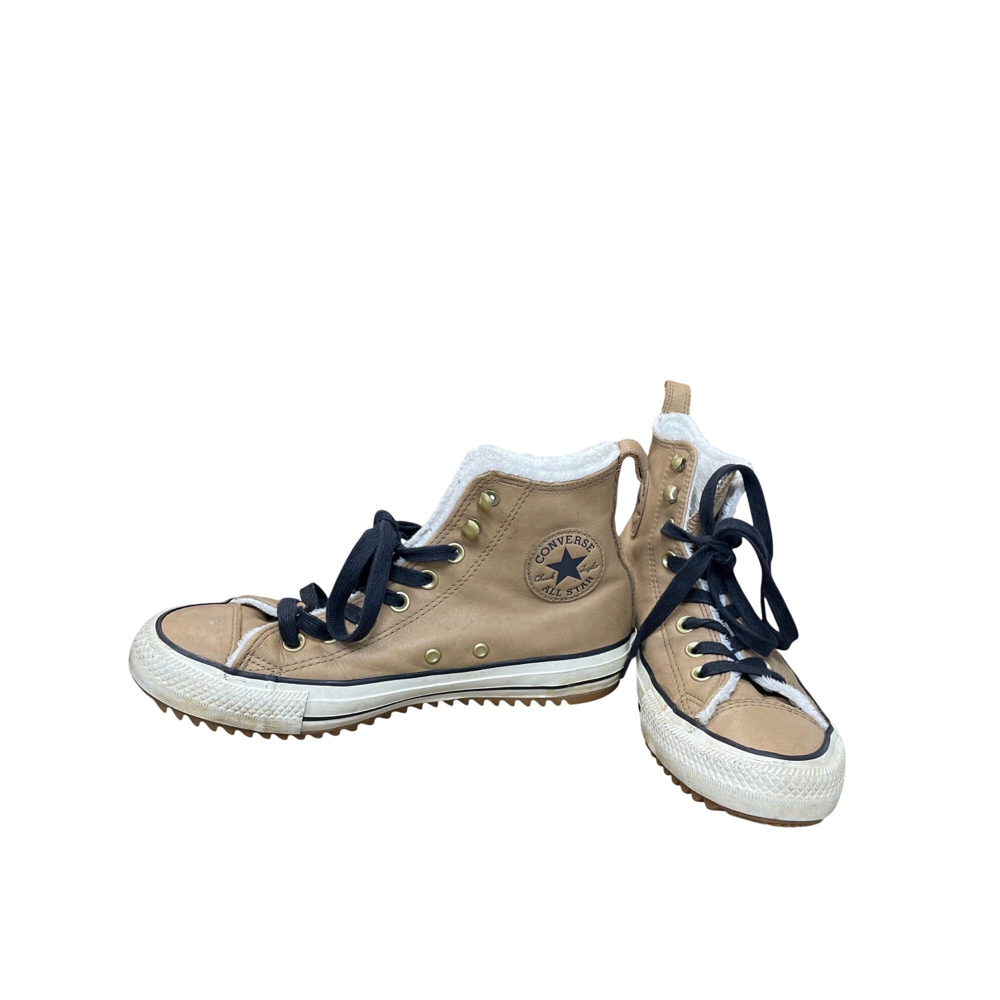 Converse Converese Chuck Taylor unisex M7W9 leather high top lined sn Size US 9 / IT 39 - 2 Thumbnail