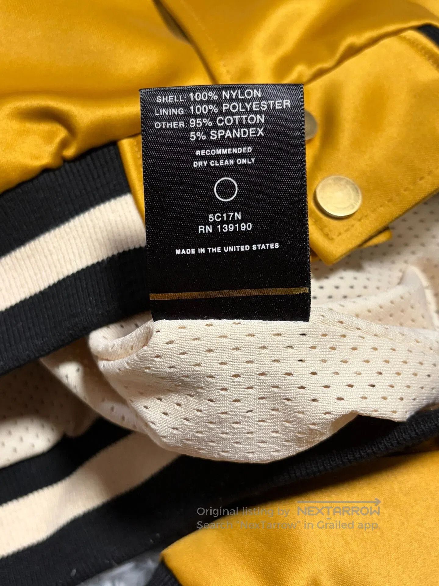 Fear of God fear of god 5th gold silk jacket. Size US L / EU 52-54 / 3 - 6 Thumbnail