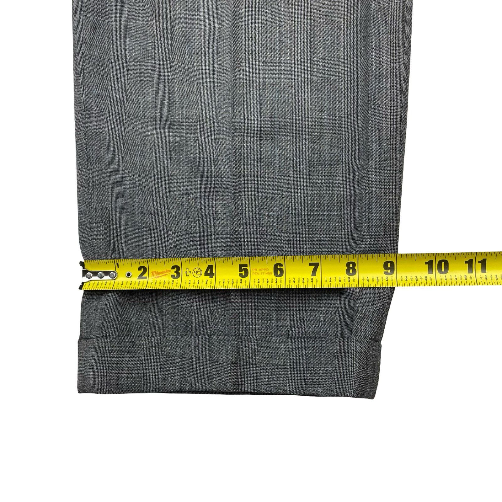 Brooks Brothers Brooks Brothers Men’s 100% Wool 2-Button Suit Gray Plaid • I Size 44L - 19 Thumbnail