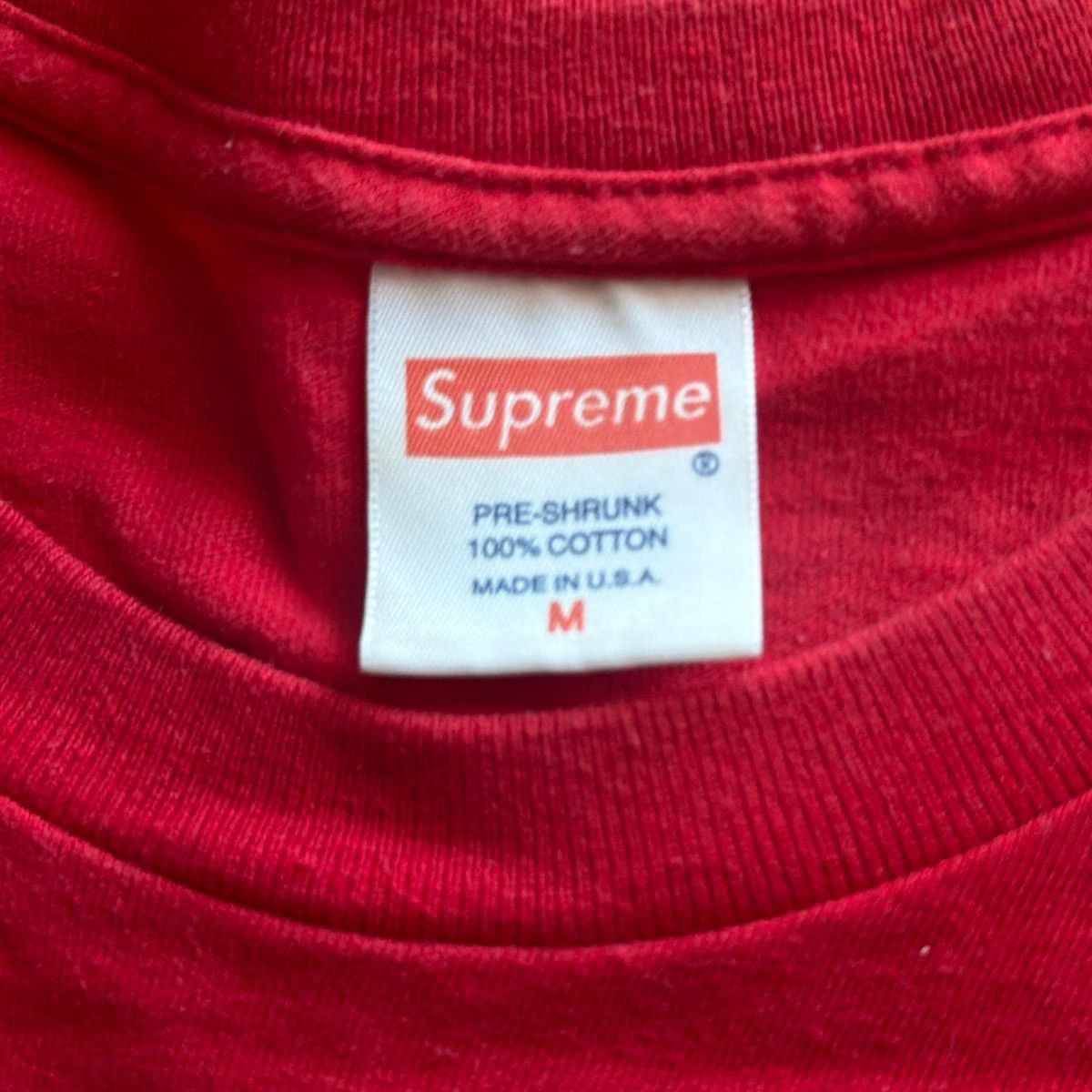 Supreme Red Supreme W.S. Burroughs Graphic Tee – Quote Print T-Shirt Size US M / EU 48-50 / 2 - 3 Thumbnail