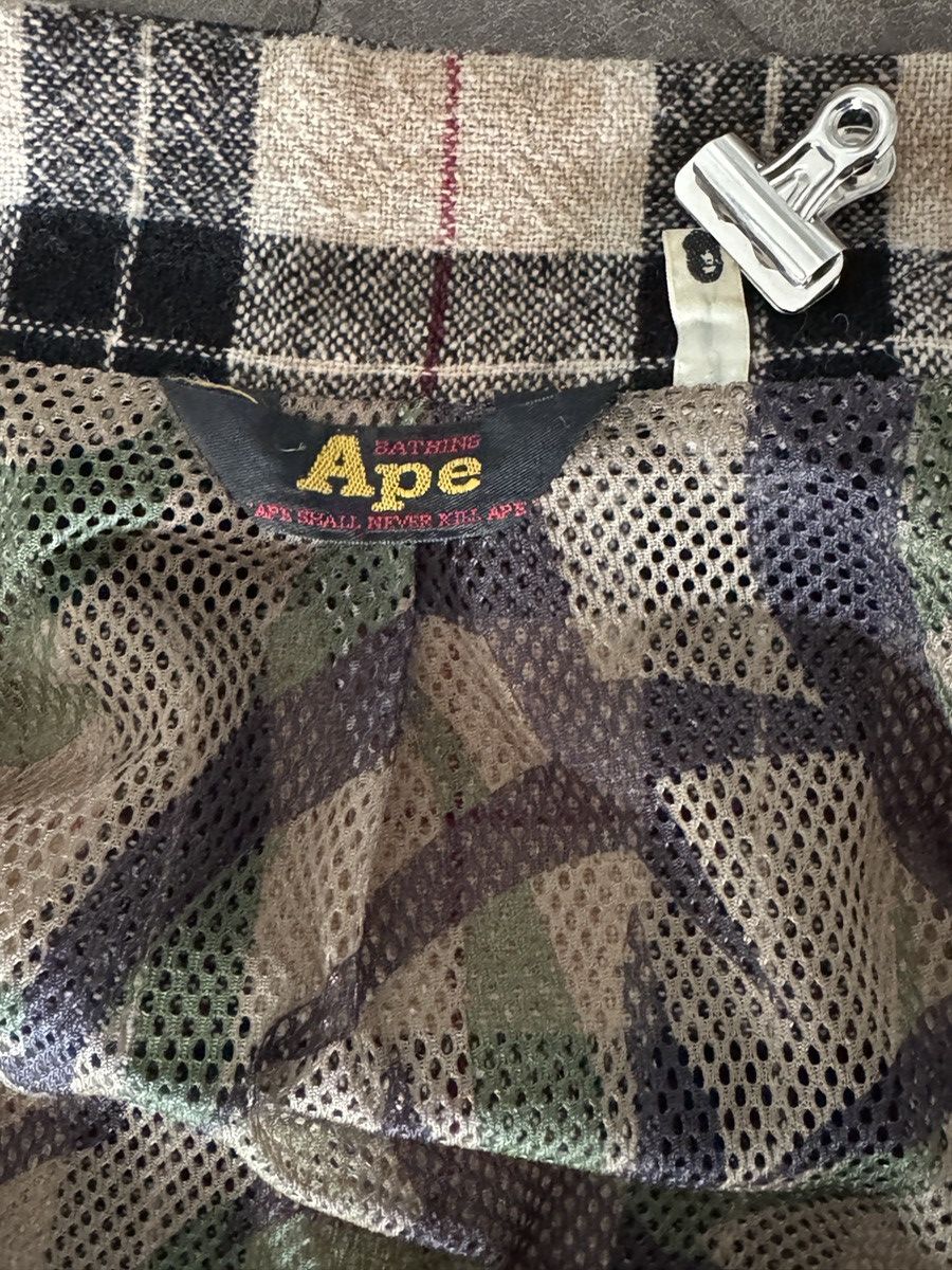 Bape 90s bape a bathing ape wool tribal camo lined jacket Size US L / EU 52-54 / 3 - 5 Thumbnail