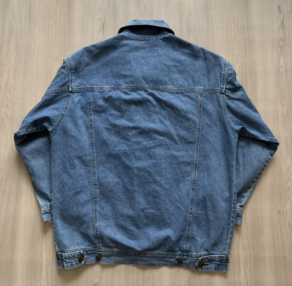 Vintage 90s Claus Sport Denim Jacket Custom Hand Embroidery Sz L Size L / US 10 / IT 46 - 5 Thumbnail