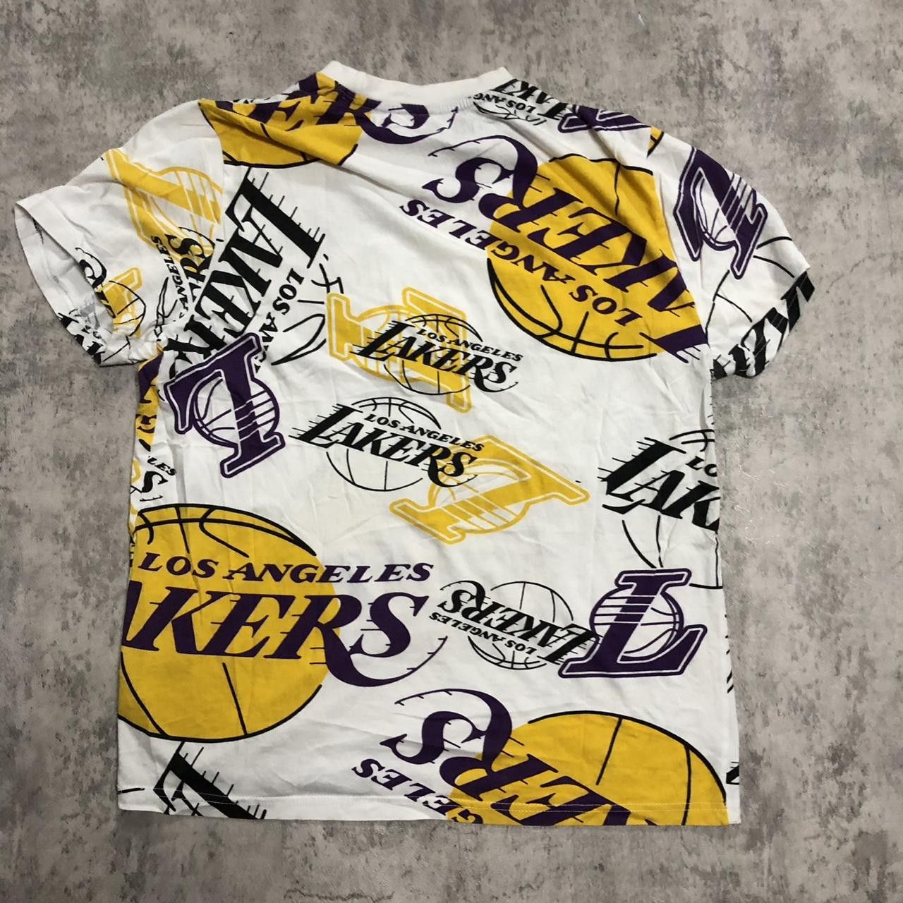 NBA Yellow and white NBA Lakers streetwear tee #streetwear #NBA Size US M / EU 48-50 / 2 - 4 Thumbnail