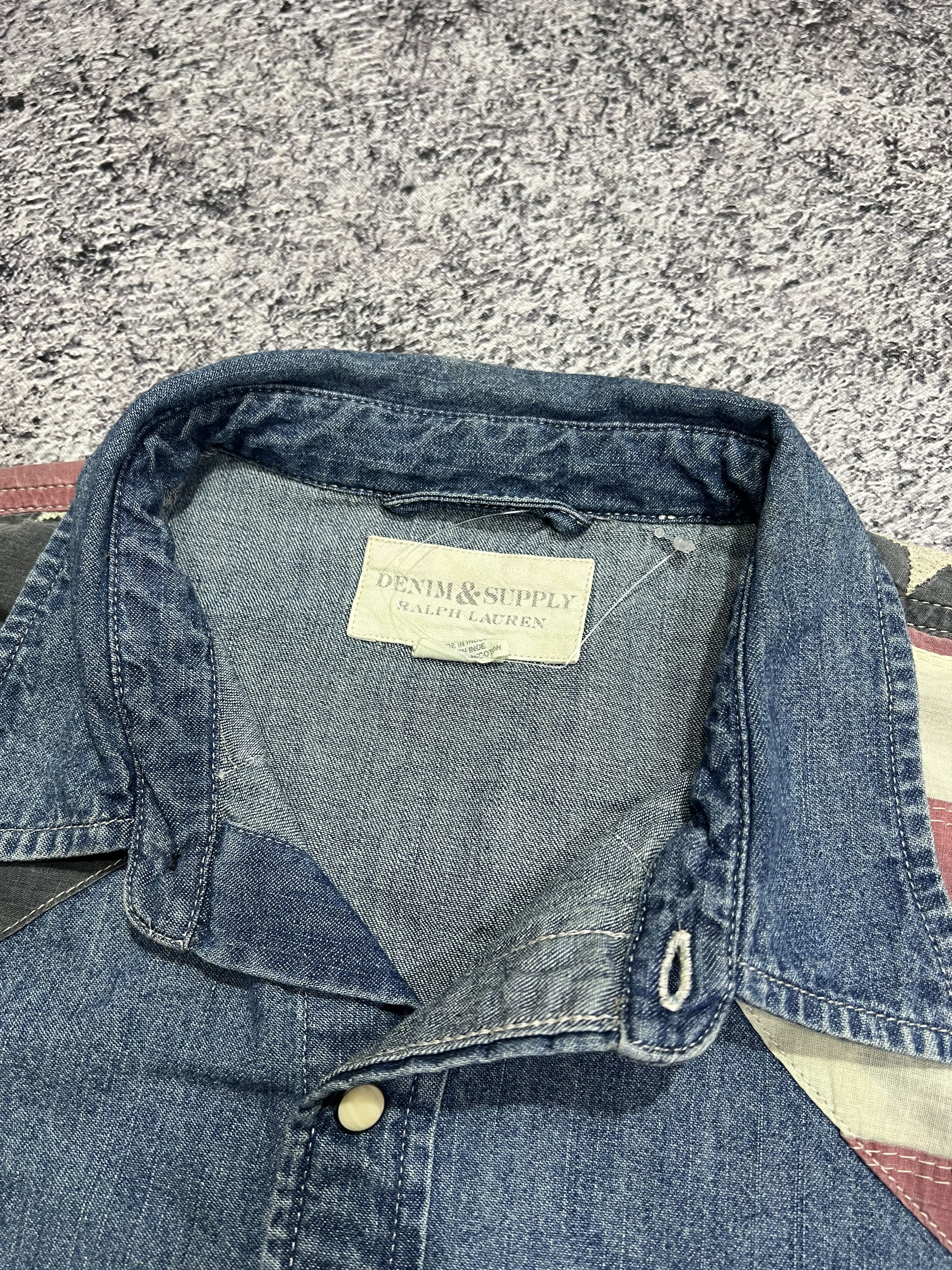 Kapital 2000s Archival Polo Ralph Lauren RRL Denim Jeans Shirt y2k Size US L / EU 52-54 / 3 - 7 Thumbnail