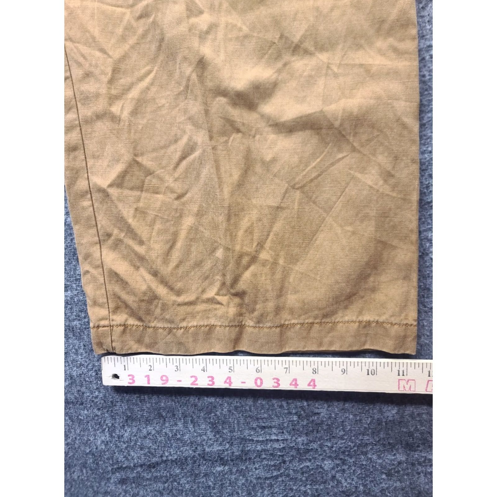 Madewell Madewell Harlow Pants Womens 6 Wide Leg 28x29 Regular Acorn Brown Linen Cotton Lyocell 90s Hipster Retro City Bohemian Fashion Pants Mens Girls? Size 28" / US 6 / IT 42 - 6 Thumbnail