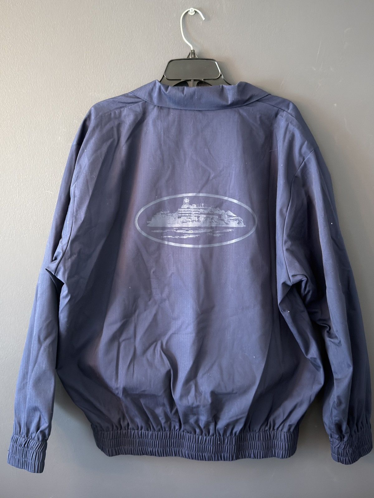 Corteiz Corteiz Guerillaz Drilltop Navy Size US XL / EU 56 / 4 - 3 Thumbnail