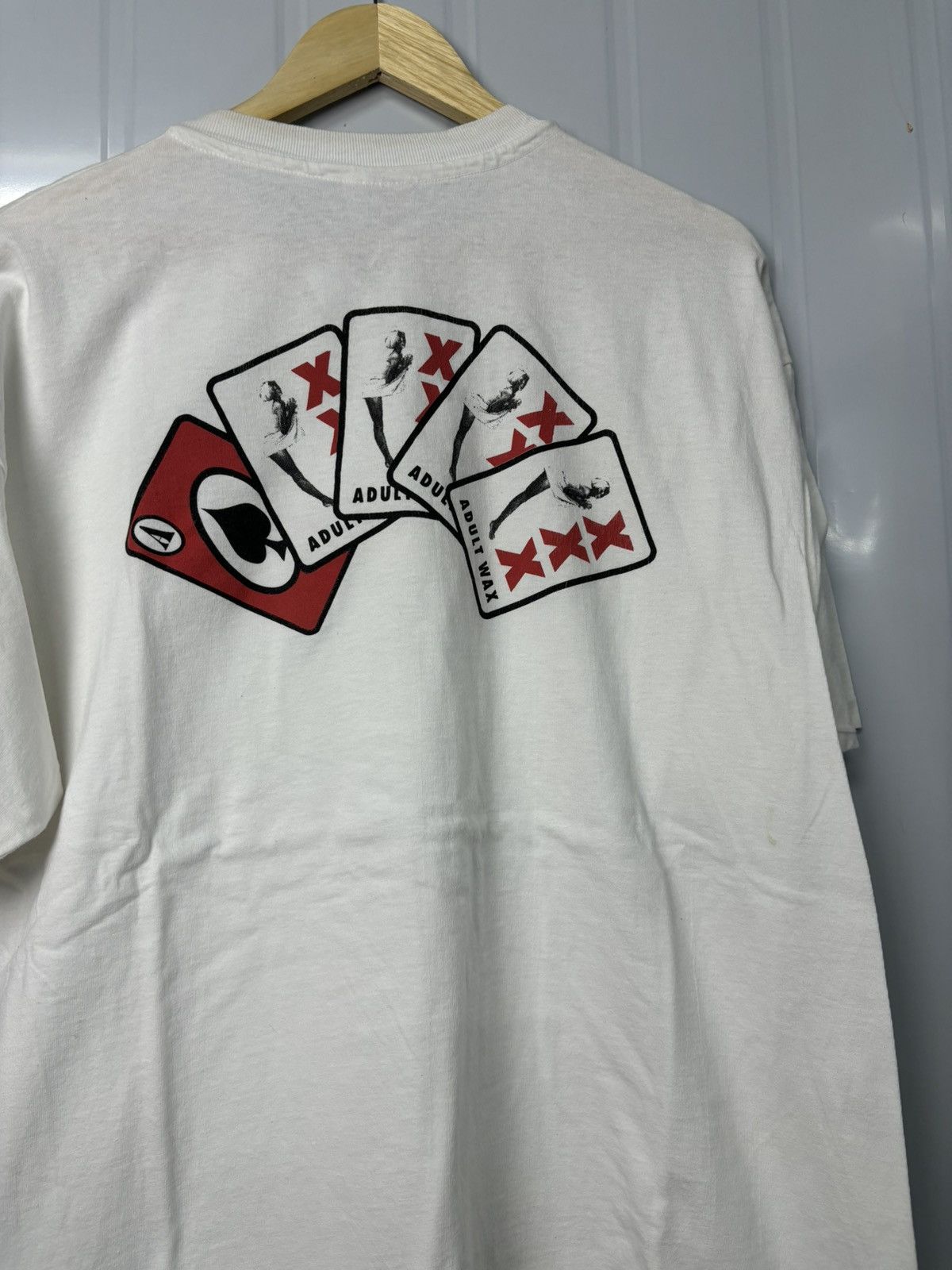Vintage RARE! Vintage 90s Adult Wax Parody Art Tee Size US XL / EU 56 / 4 - 1 Thumbnail