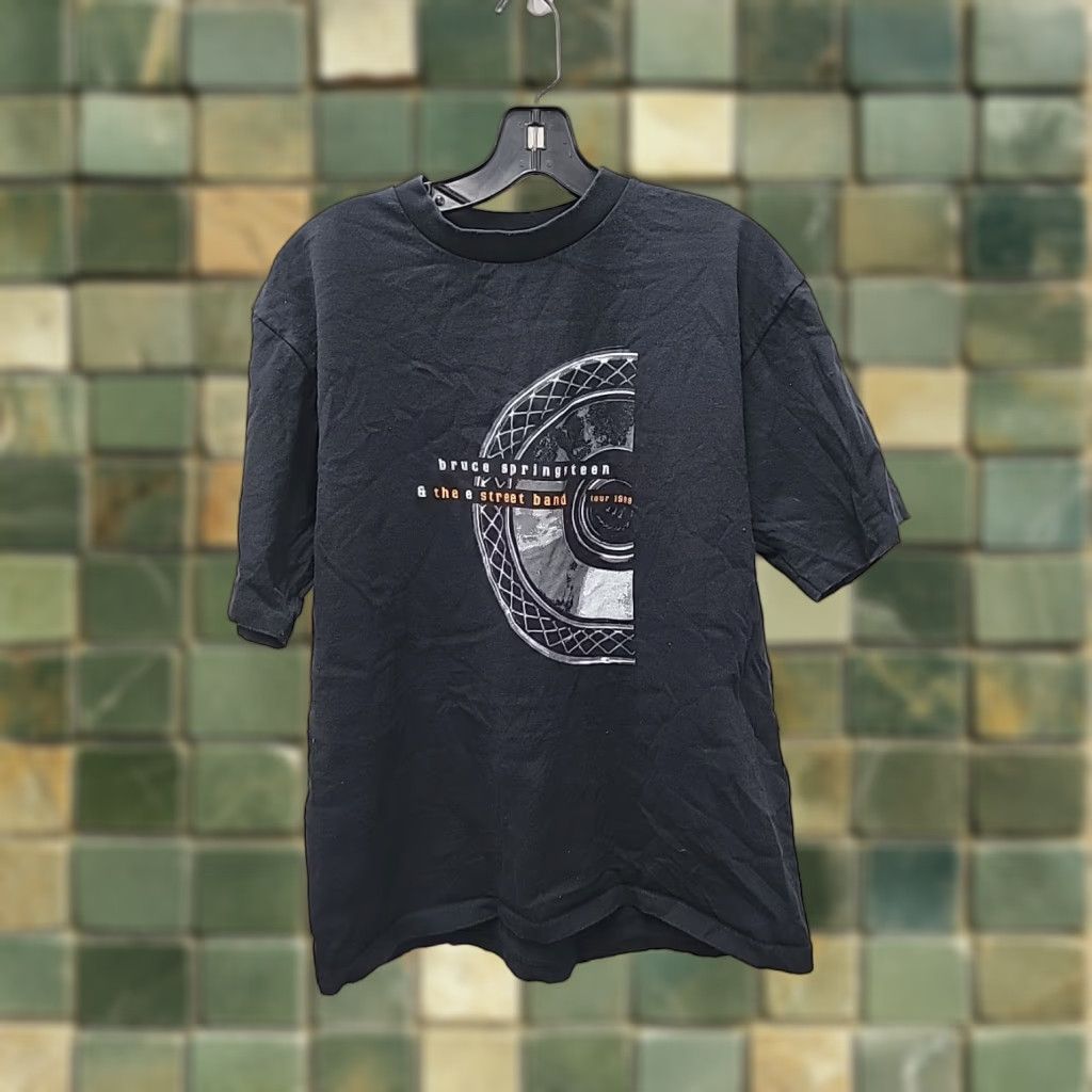 Vintage VINTAGE AllSport Bruce Springsteen The E Street Band Tour 1999 T Shirt 90s L Mens Black Cotton Short Sleeve Double Sided Some fading Size US L / EU 52-54 / 3 - 1 Thumbnail