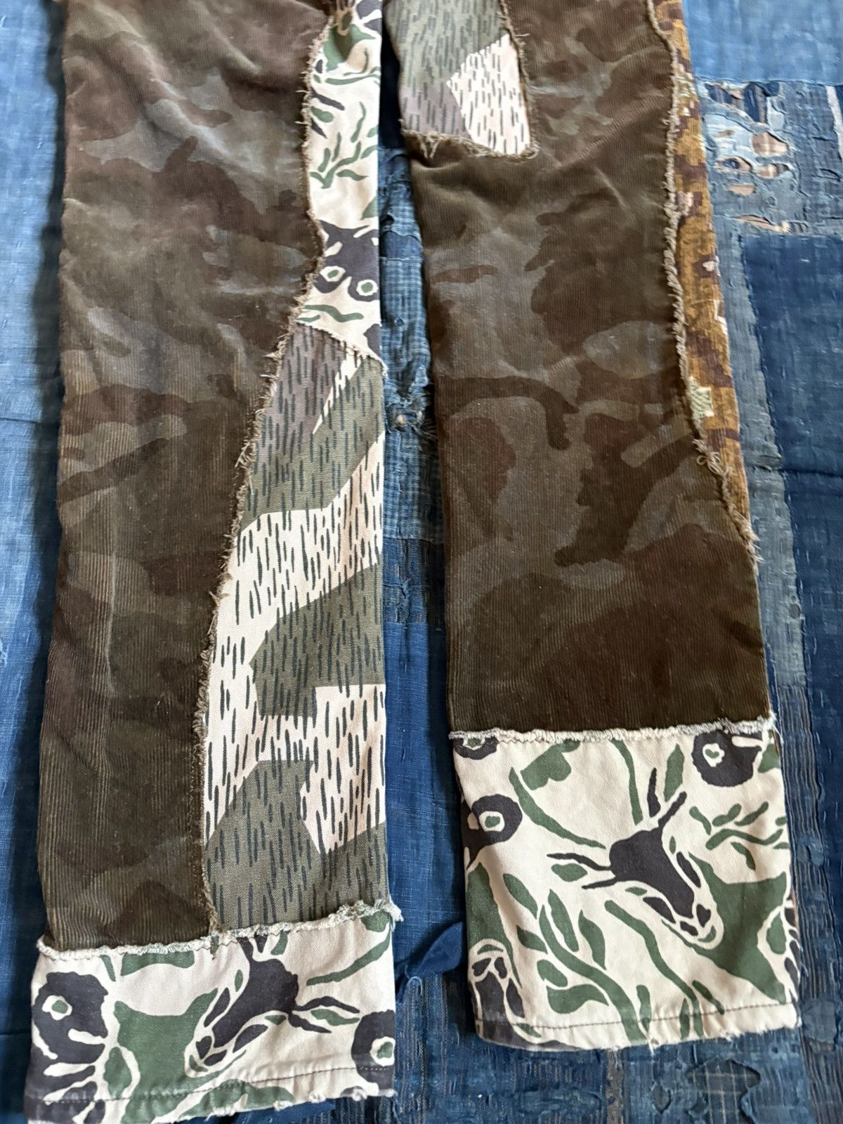Kapital Kountry KOUNTRY Repair Mixed Pattern Corduroy Patchwork Jeans Size US 30 / EU 46 - 8 Thumbnail