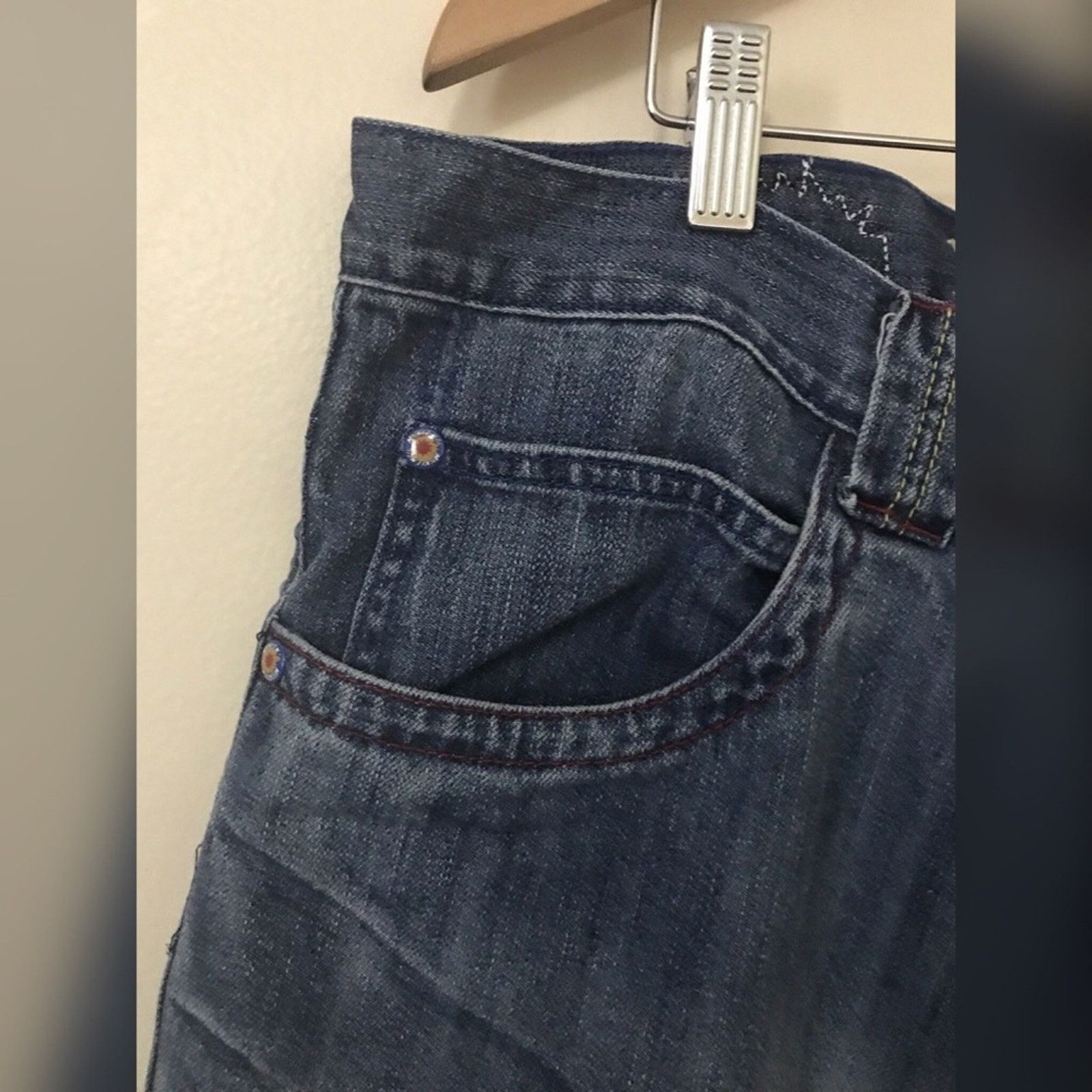 Other MISKEEN MSKN Embroidered Baggy Hip Hop Denim Jeans Size US 38 / EU 54 - 3 Thumbnail