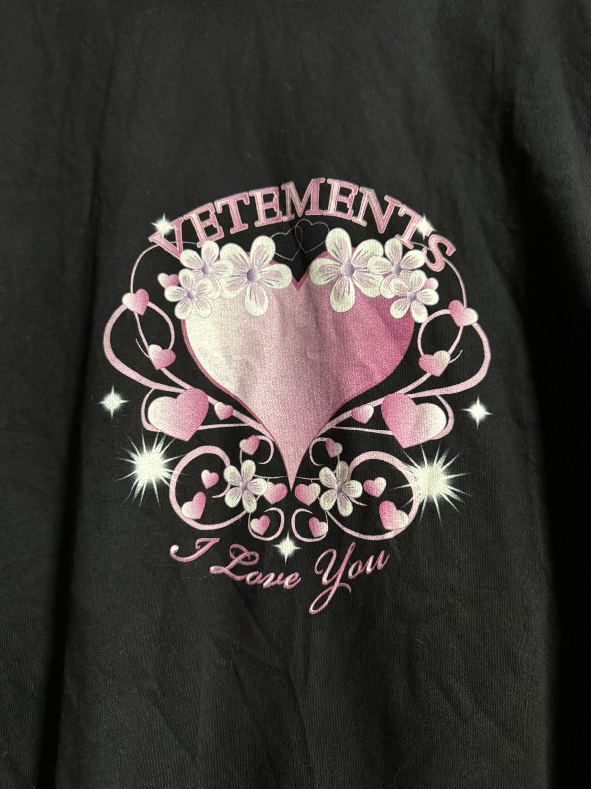 Vetements Vetements - I Love You Tee Size US L / EU 52-54 / 3 - 3 Thumbnail