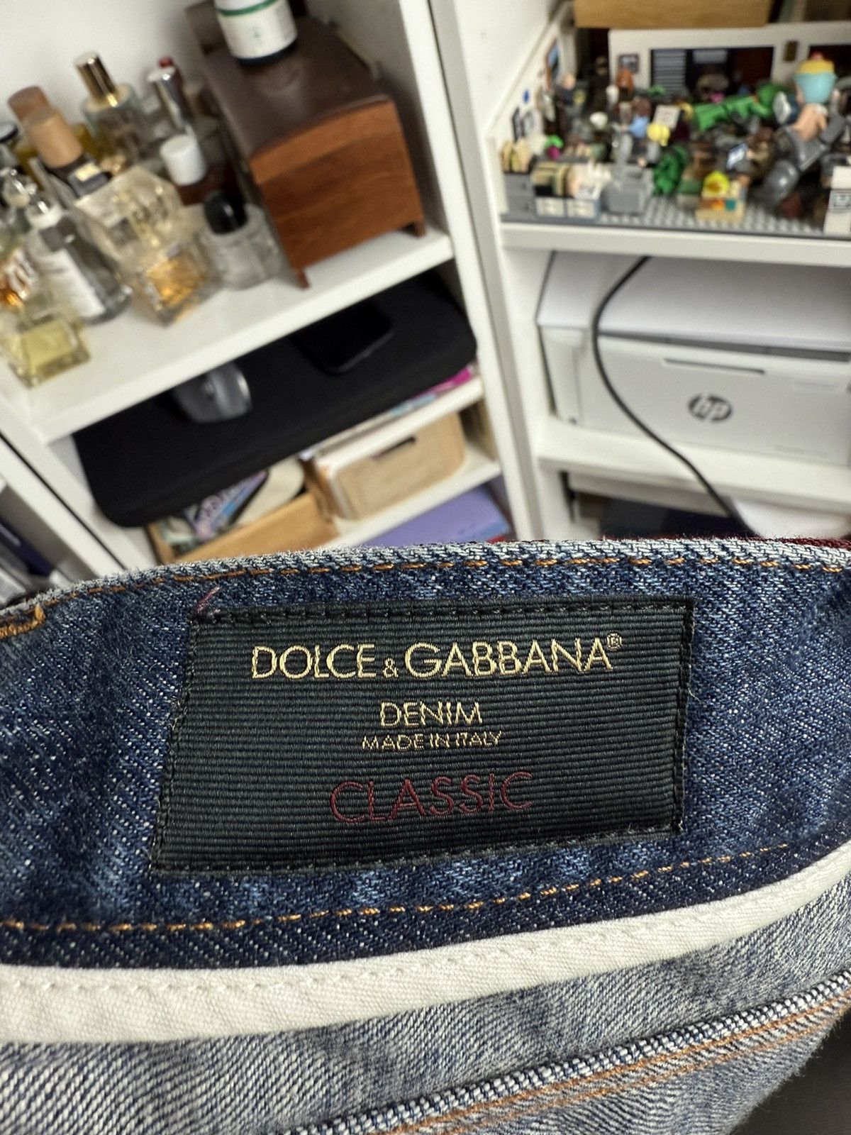 Designer × Dolce & Gabbana Dolce & Gabbana ribbed patchwork denim pants 30 designer rare Size US 30 / EU 46 - 8 Thumbnail