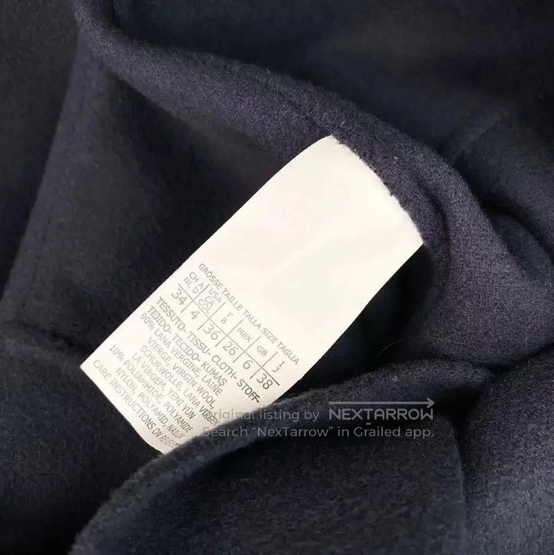 Max Mara MaxMara Women's Blue Overcoat . Size XXS / US 00 / IT 34 - 4 Thumbnail
