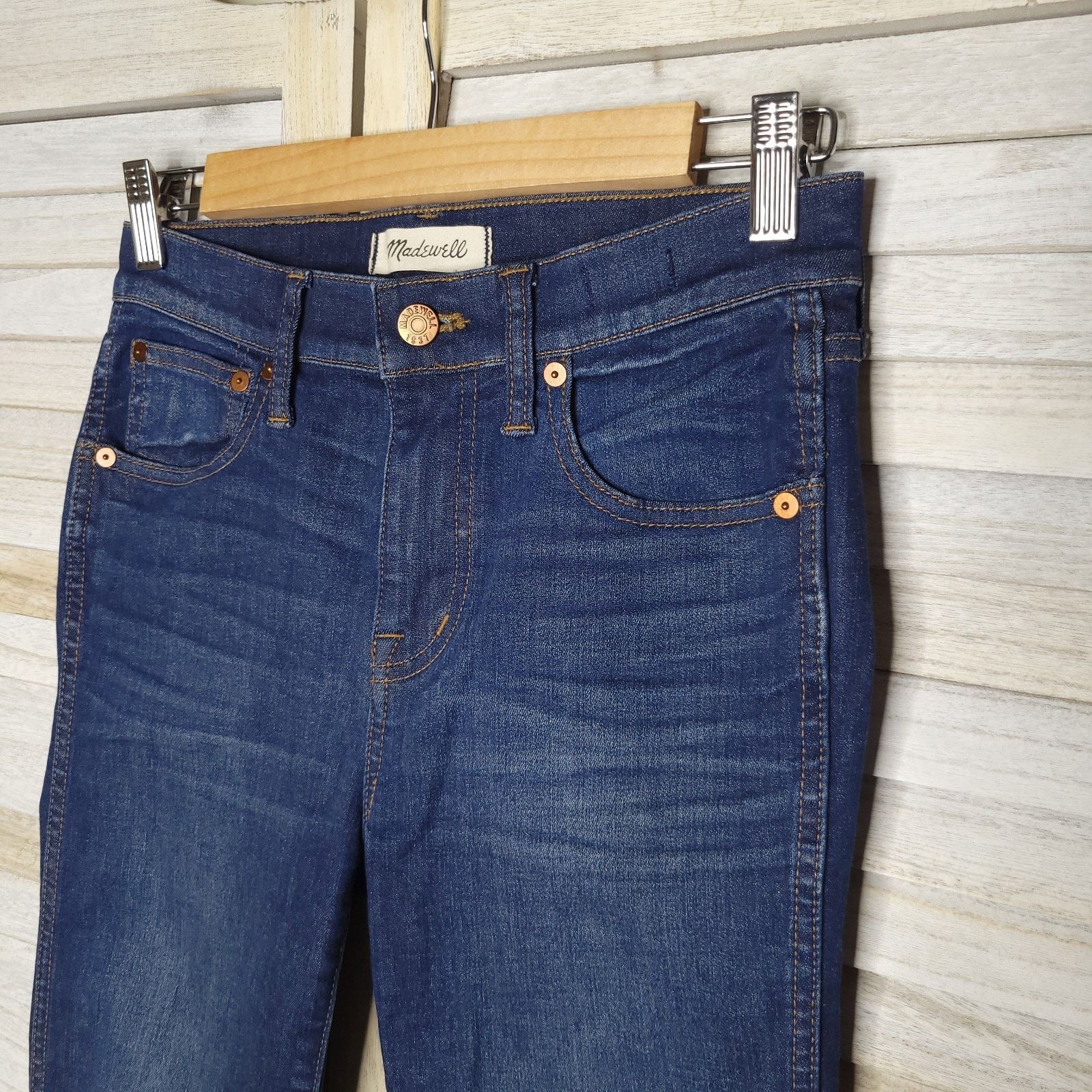 Madewell Madewell 9" High Riser Skinny Skinny Jeans Women's 26T Size 26" / US 2 / IT 38 - 3 Thumbnail