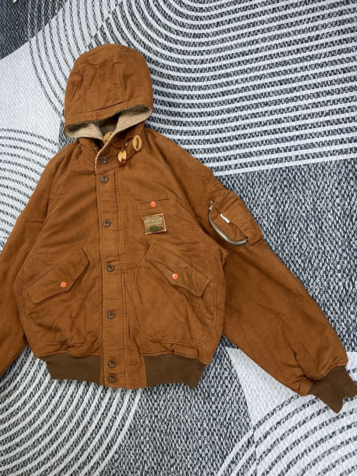 Issey Miyake Vintage Men’s Ba-Tsu Issey Miyake Style Rare Bomber Jacket Size US M / EU 48-50 / 2 - 4 Thumbnail