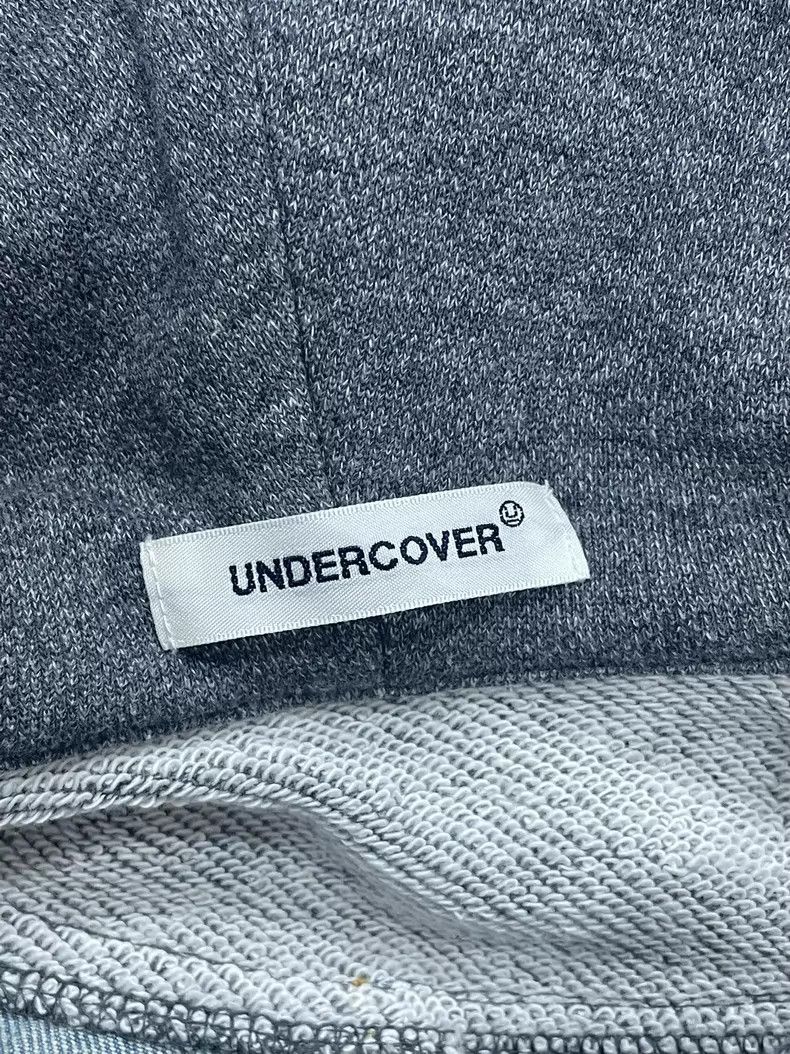 Undercover Undercover Blue Denim Patchwork Grey Zip Hooded Jacket Size US S / EU 44-46 / 1 - 3 Thumbnail