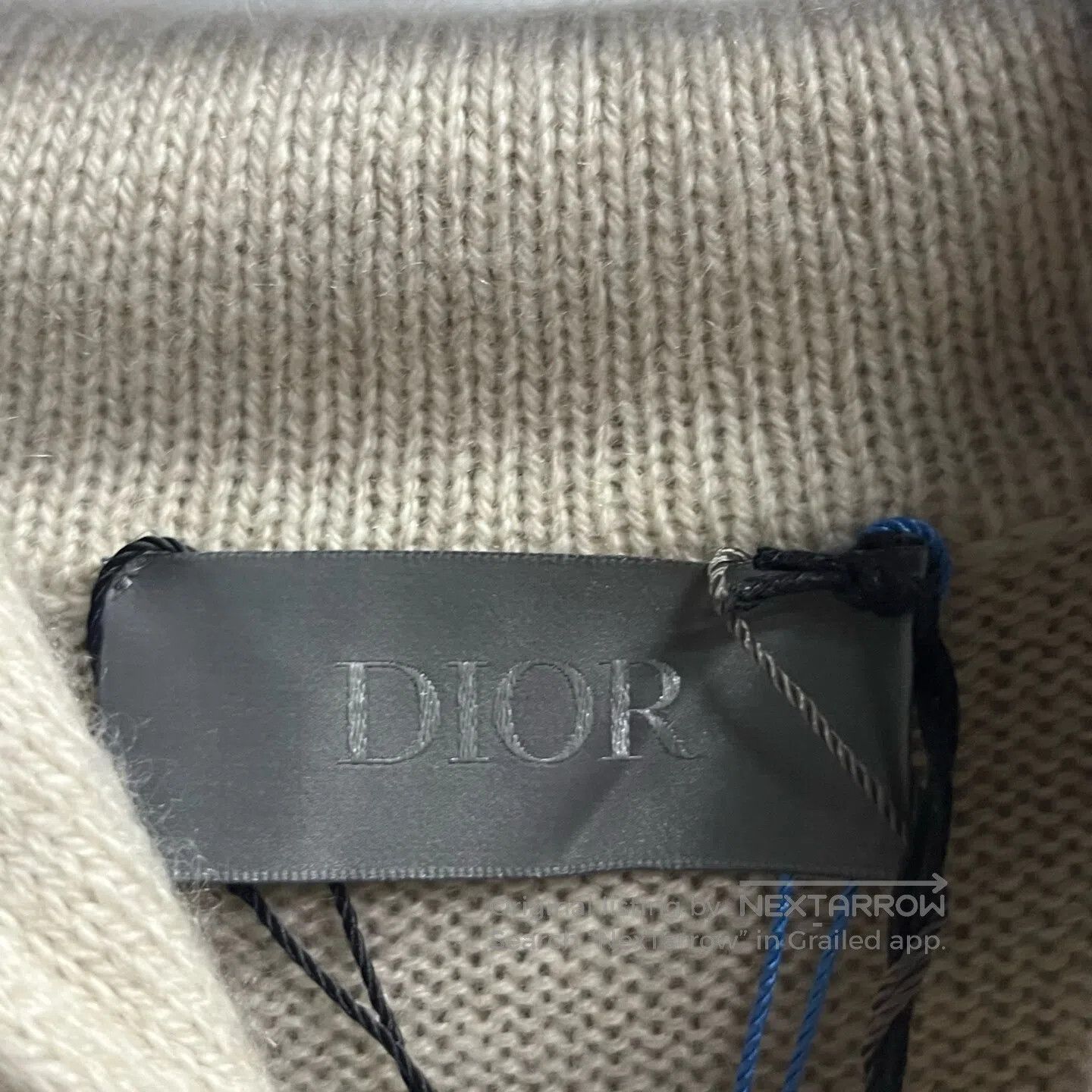 Dior Dior Alphabet Logo Print Knit Kap-Down Hoodie| Size US M / EU 48-50 / 2 - 2 Thumbnail