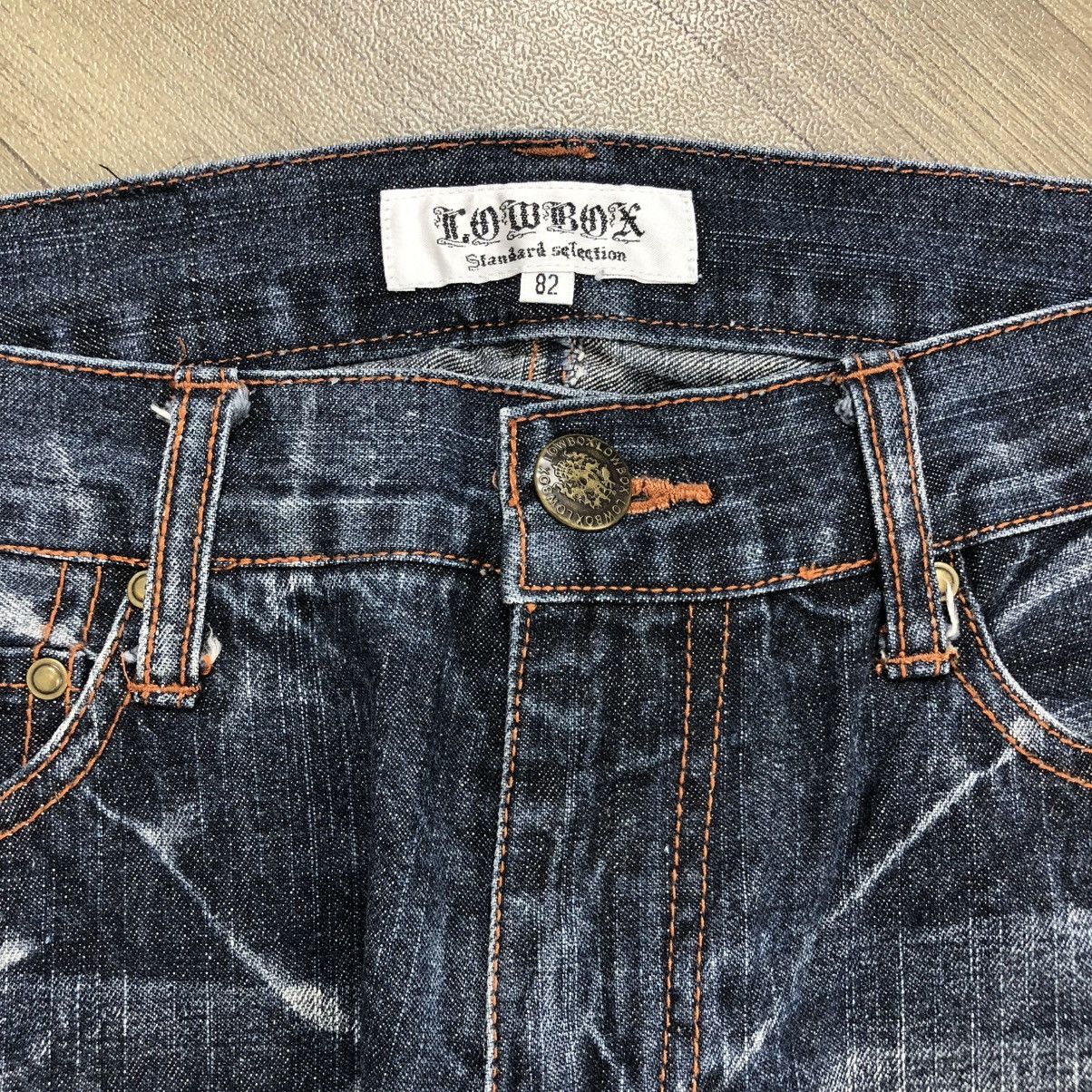 If Six Was Nine × Japanese Brand × Le Grande Bleu (L.G.B.) 2000s Y2K Lowbox Japenese Brand Faded Punk Lgb Style Jeans Size US 30 / EU 46 - 5 Thumbnail
