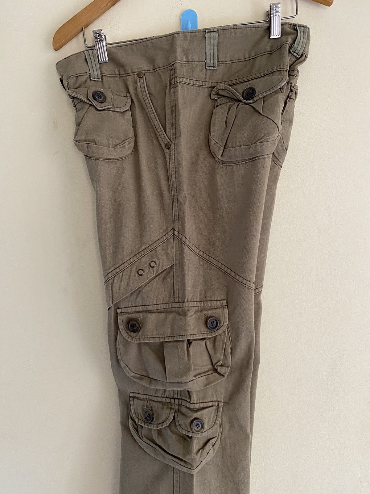 Hysteric Glamour 🔥 Rare Design Travis Scott Tactical Multi Pocket Brown Army Size US 31 - 10 Thumbnail