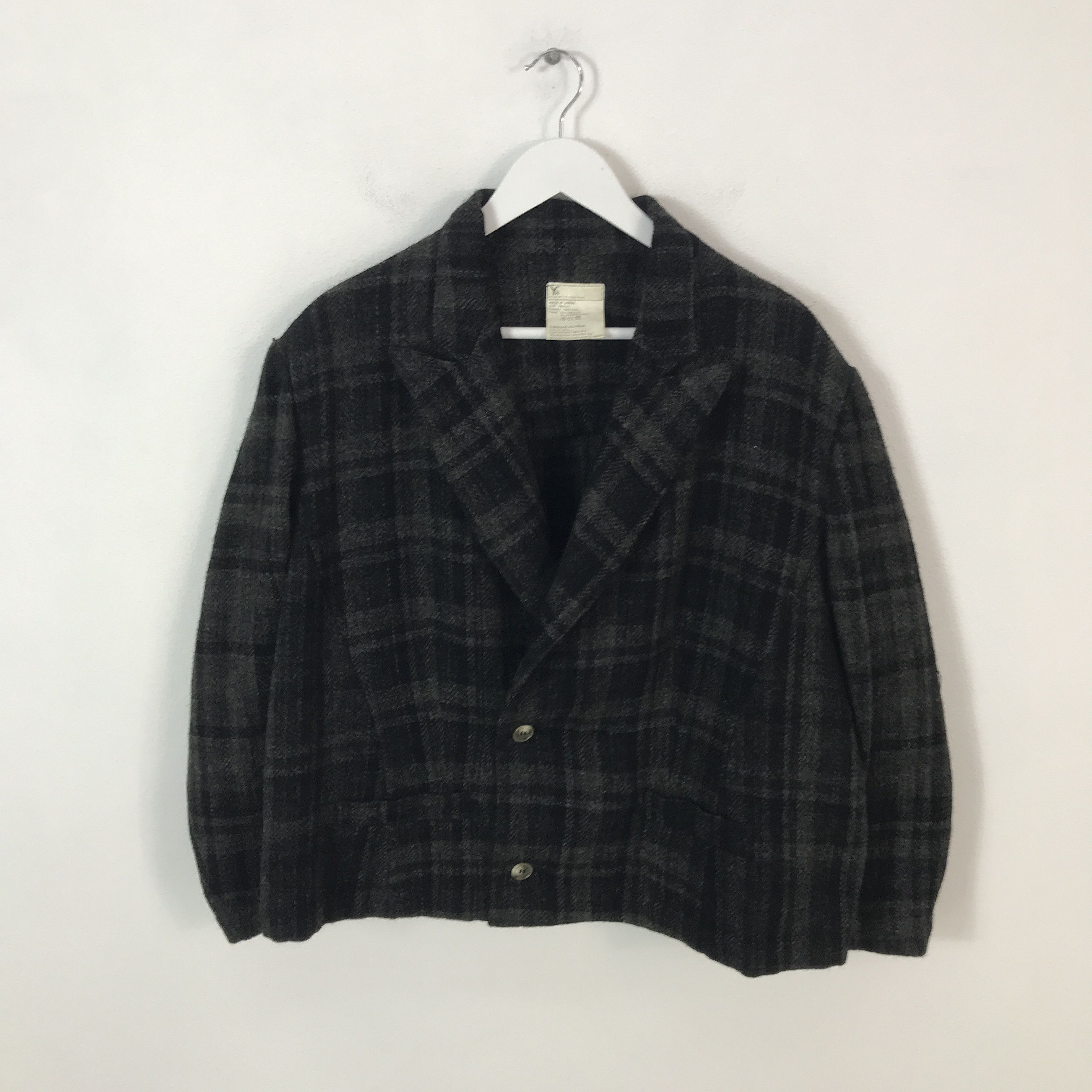 Vintage Y's Oversized Design Wool coat jacket