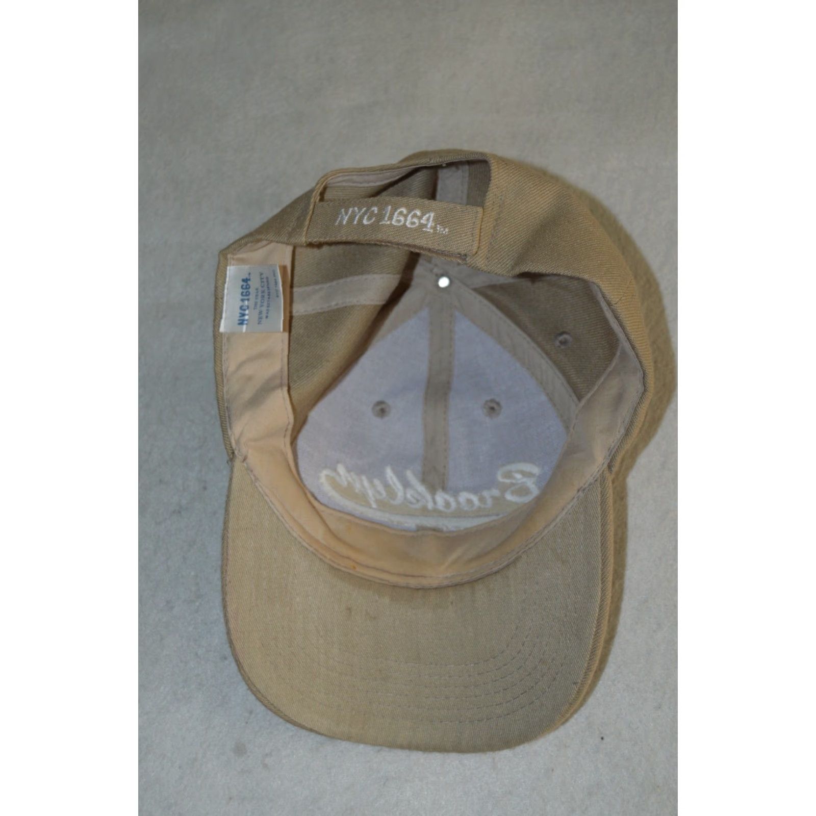 Vintage Brooklyn New York Baseball Style cap hat Mens Adjustable NYC1664 Size ONE SIZE - 4 Thumbnail