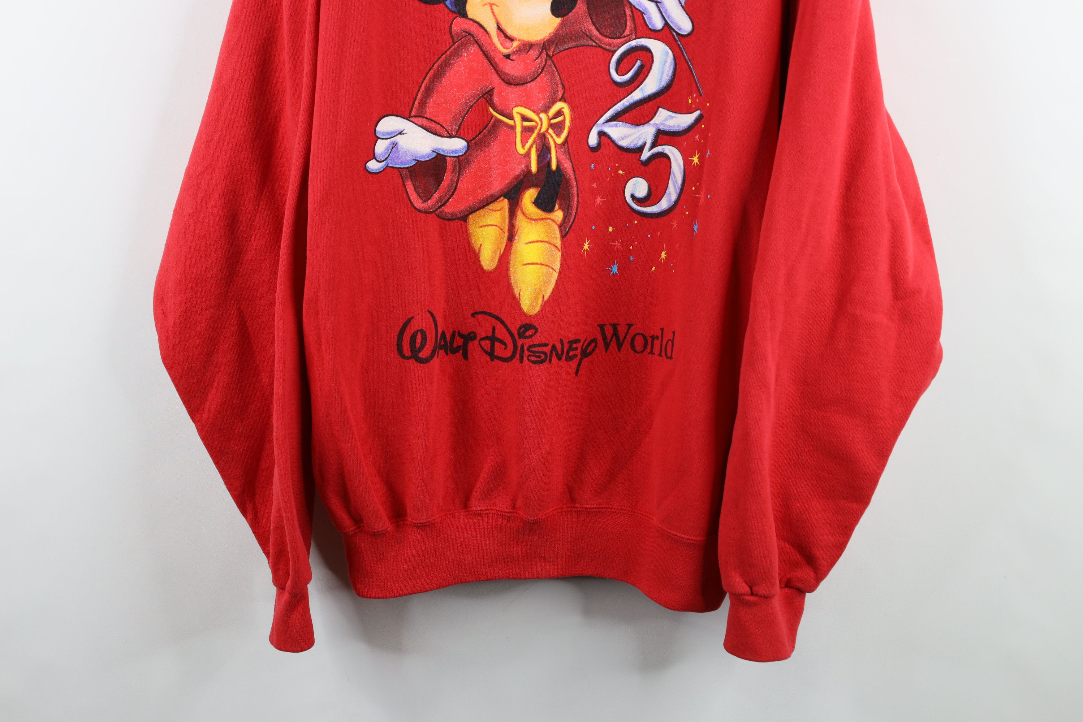 Disney × Vintage Vintage 90s Disney Anniversary Disney World Sweatshirt USA Size US L / EU 52-54 / 3 - 3 Thumbnail