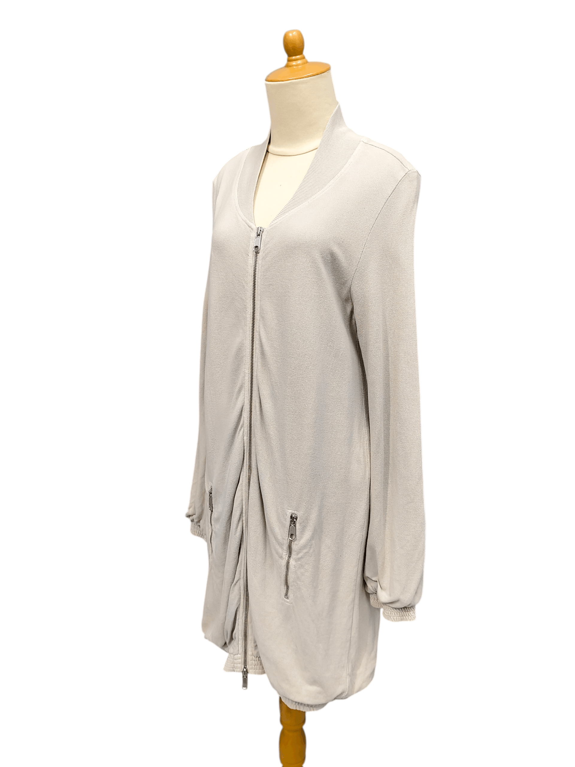 Maison Margiela MM6 Maison Margiela- Architectural Silhouette Longline Zip Size M / US 6-8 / IT 42-44 - 3 Thumbnail