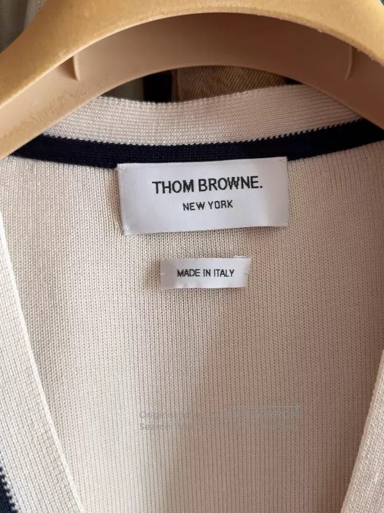 Thom Browne Thom Browne Beige Knit Cardigan with Gold Buttons Size US S / EU 44-46 / 1 - 3 Thumbnail