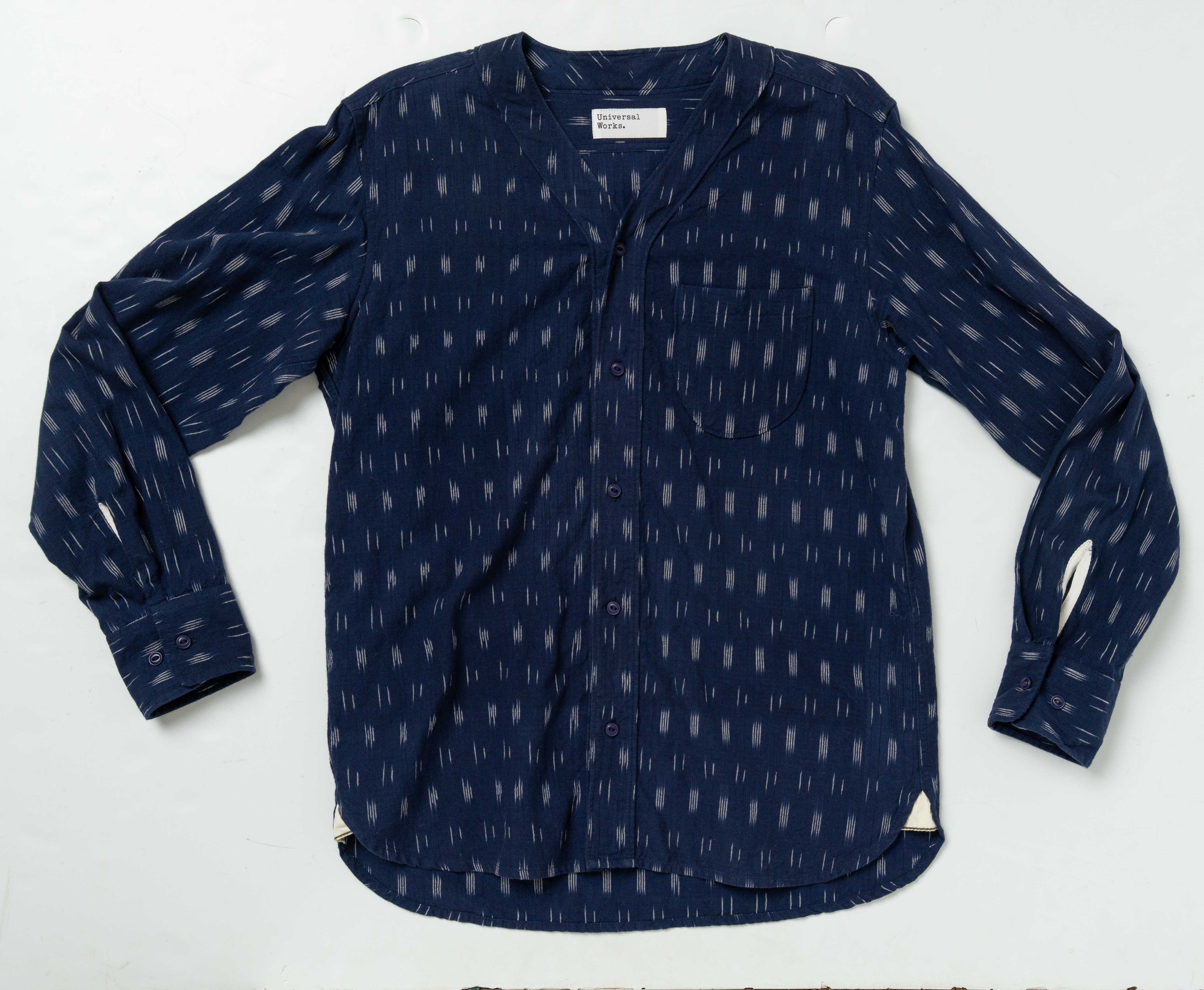 Universal Works Universal Works navy baseball collar button down medum Size US M / EU 48-50 / 2 - 1 Thumbnail