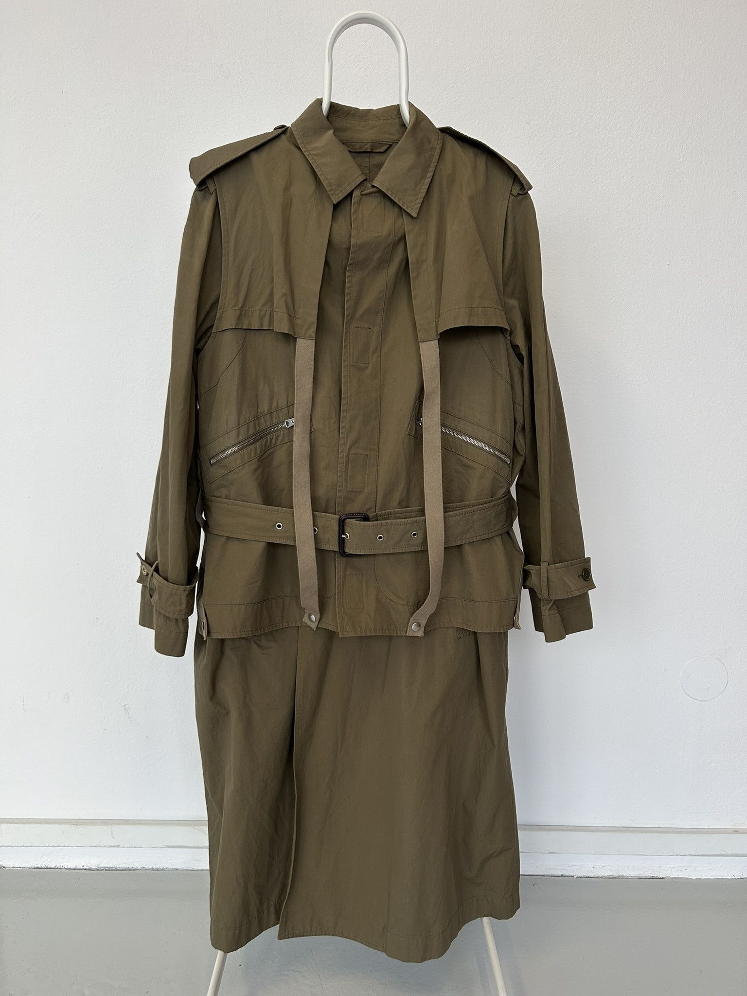 Stella McCartney 2019 Stella McCartney oversized layered trench coat Size US M / EU 48-50 / 2 - 1 Thumbnail