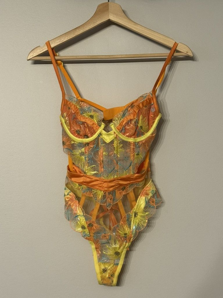 For Love & Lemons Corset Bodysuit Size XXS / US 00 / IT 34 - 1 Thumbnail