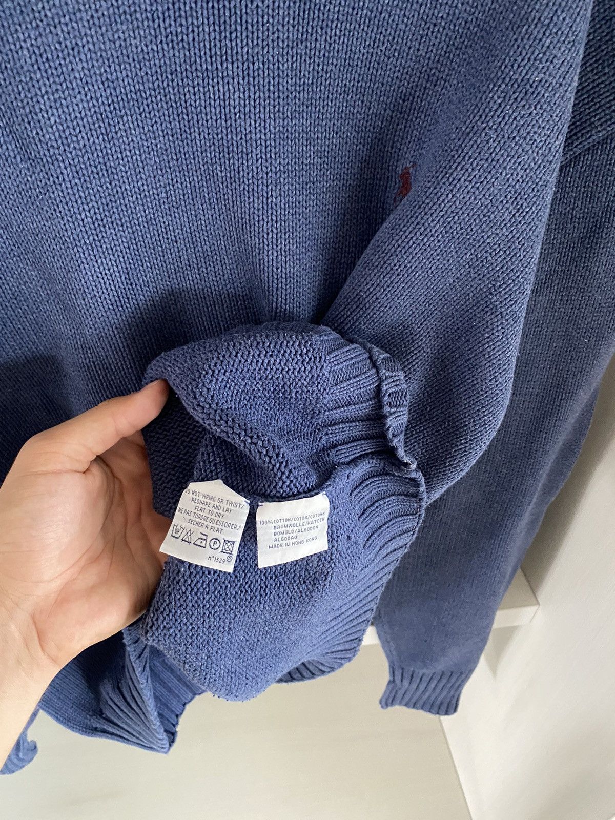 Polo Ralph Lauren Polo Ralph Lauren Knit Sweater Vintage Streetwear Blue Size US L / EU 52-54 / 3 - 7 Thumbnail