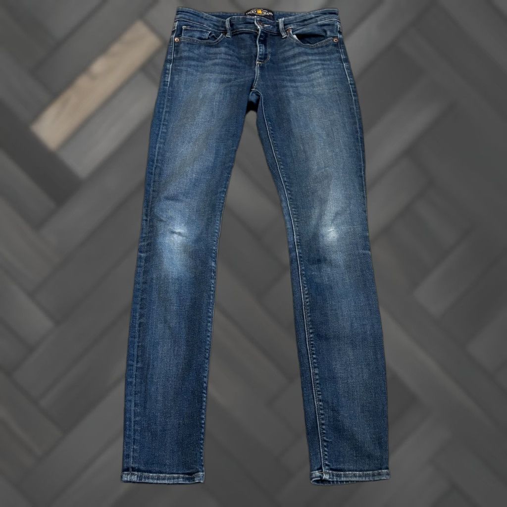 Lucky Brand Lucky Brand Jeans Womens 8/29 Stella Skinny Medium Wash Blue Denim Stretch Size 30" / US 8 / IT 44 - 1 Thumbnail