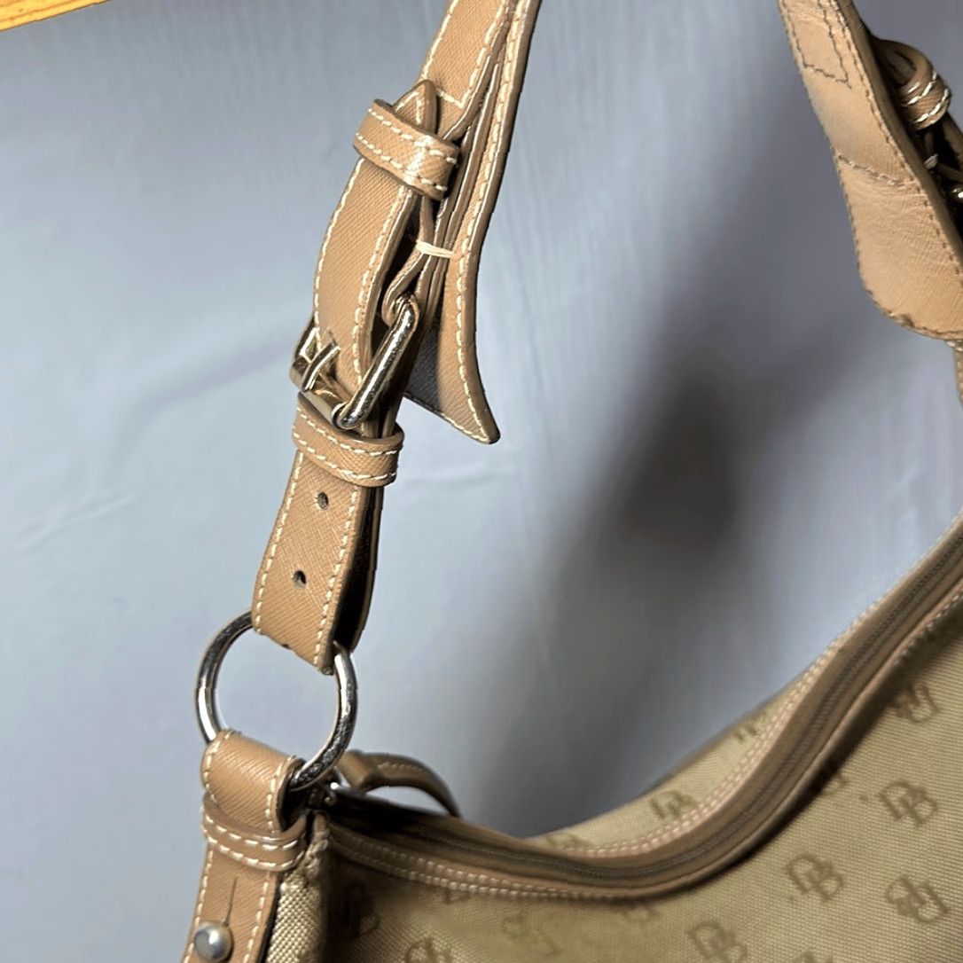 Dooney & Bourke VINTAGE Dooney & Bourke bucket bag Satchel Canvas Tan Brown Large Women Size ONE SIZE - 5 Thumbnail
