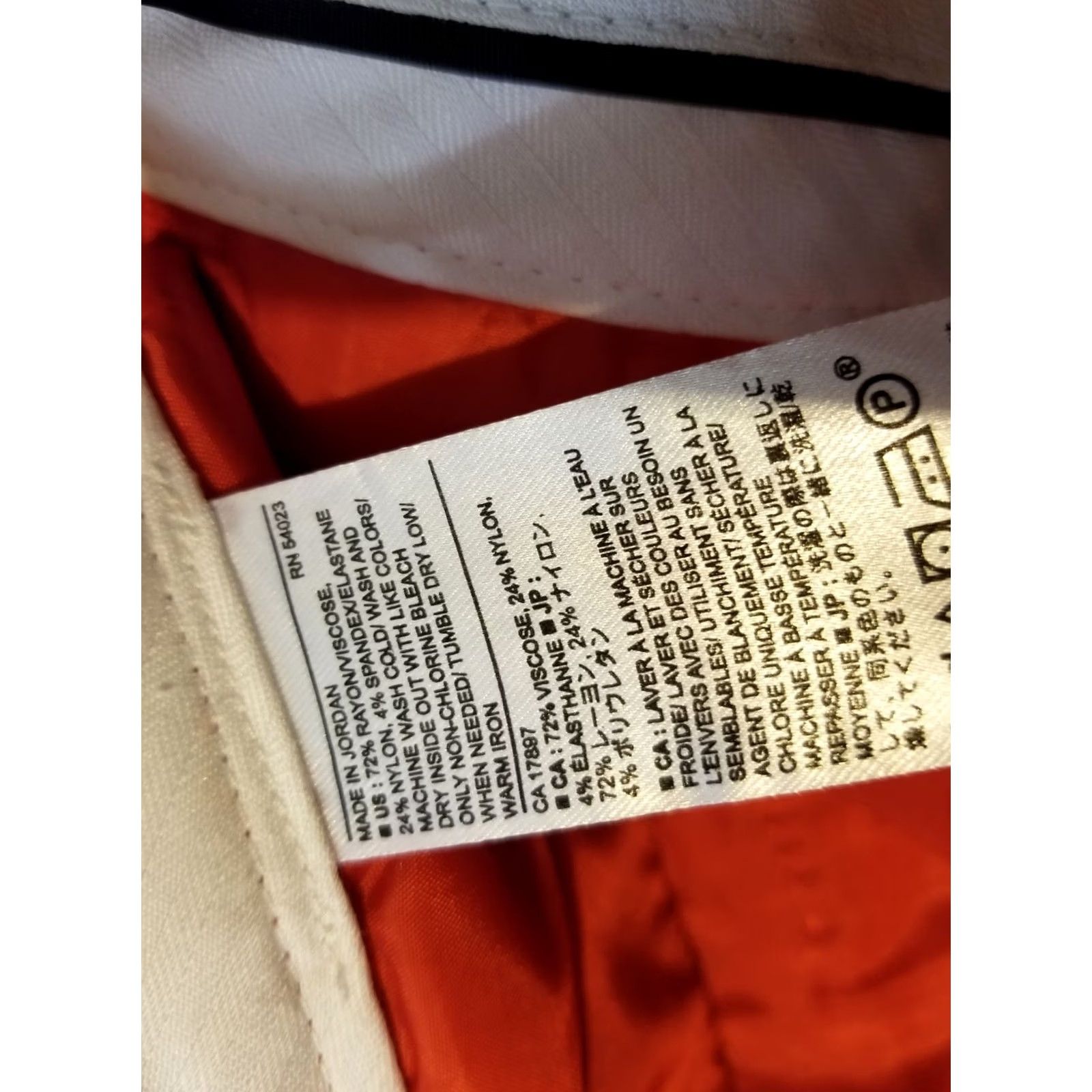 Banana Republic Banana Republic Womens Orange Pants 0 Chino Trouser Khaki Slack Dress Size 25" / US 0 / IT 36 - 4 Thumbnail