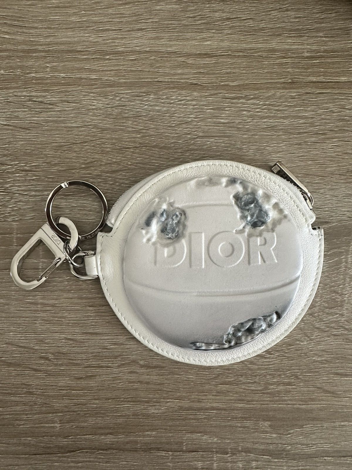 image of Daniel Arsham x Dior Arsham Basketball Pouch in White, Men's