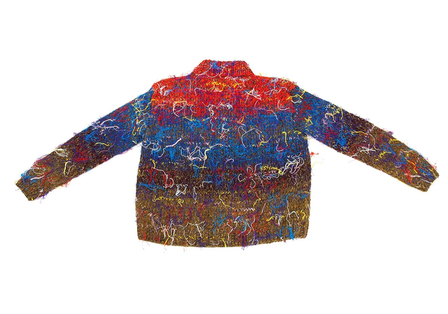 Maison Margiela Multicolor Handmade Knit Cardigan Size S Size US S / EU 44-46 / 1 - 8 Thumbnail