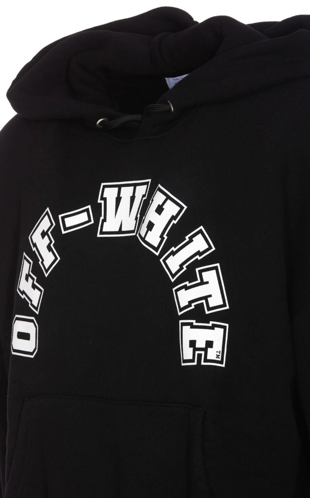 Off-White 🏈 Football-print cotton hoodie
