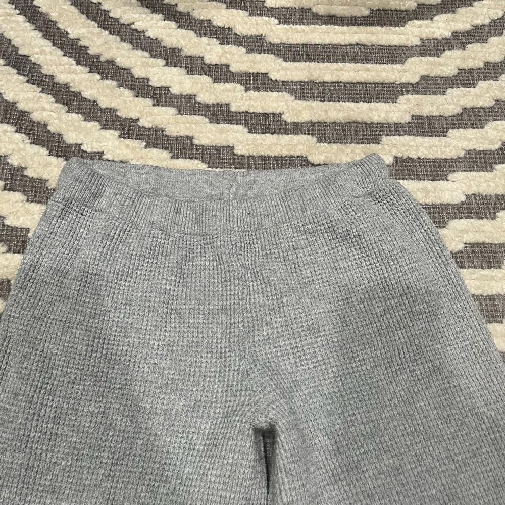 Designer Aerie waffle style flare pants Size 36" / US 14 / IT 50 - 2 Thumbnail