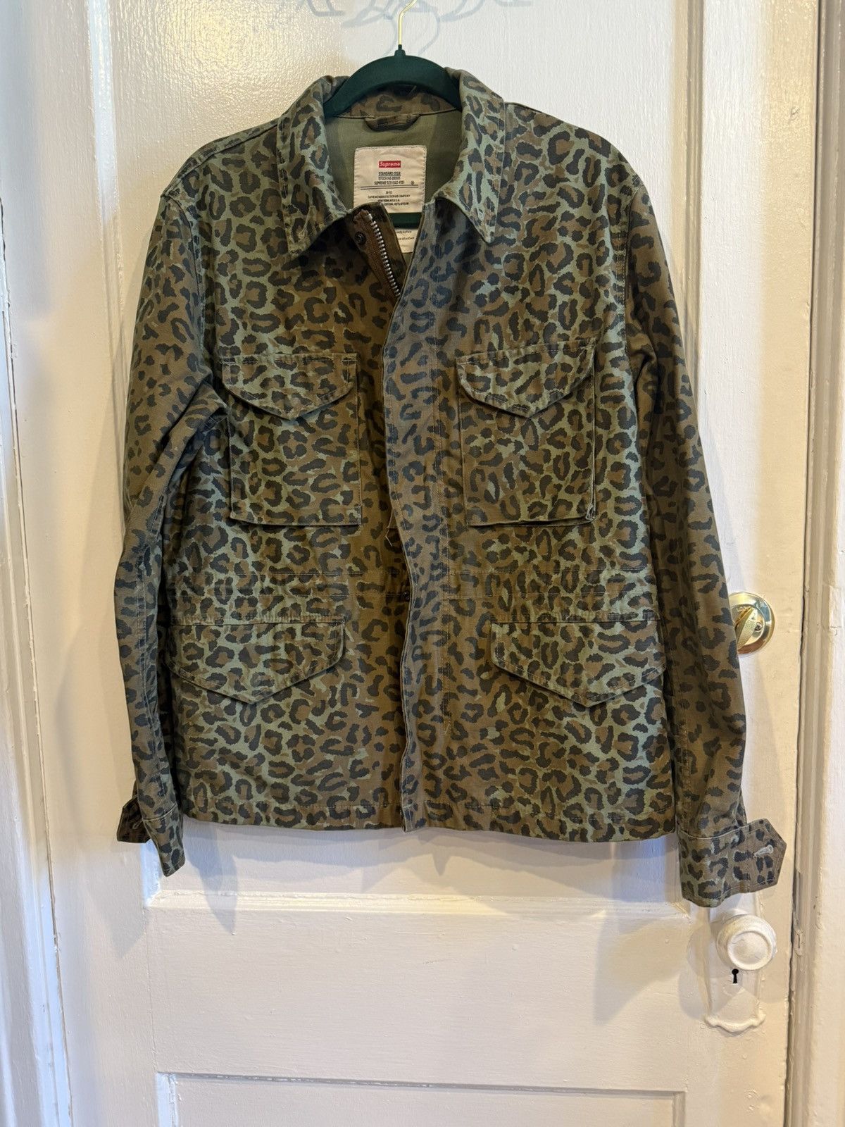 Supreme Supreme Medium S/S 2010 Leopard Military Jacket M-51 RARE Size US M / EU 48-50 / 2 - 2 Thumbnail